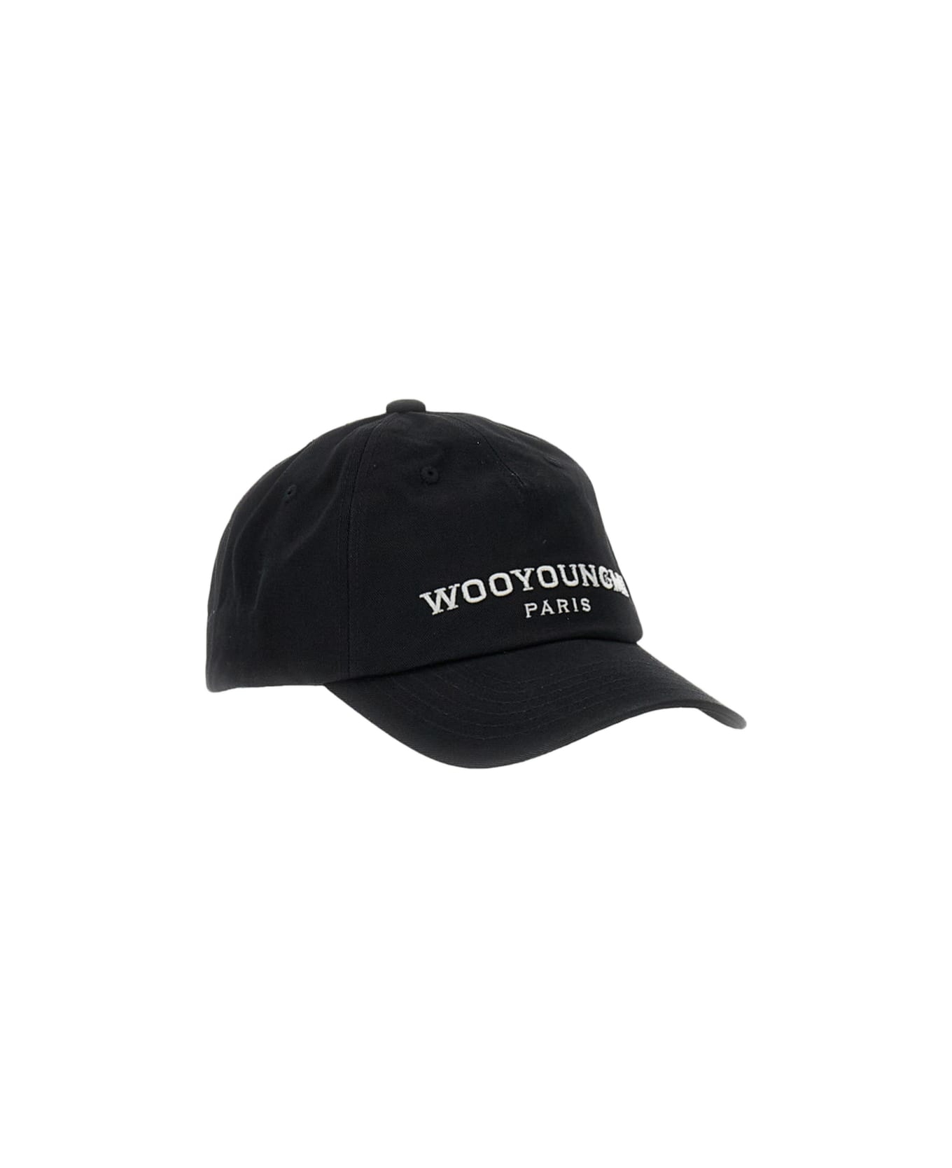 WOOYOUNGMI Baseball Logo Cap - Black