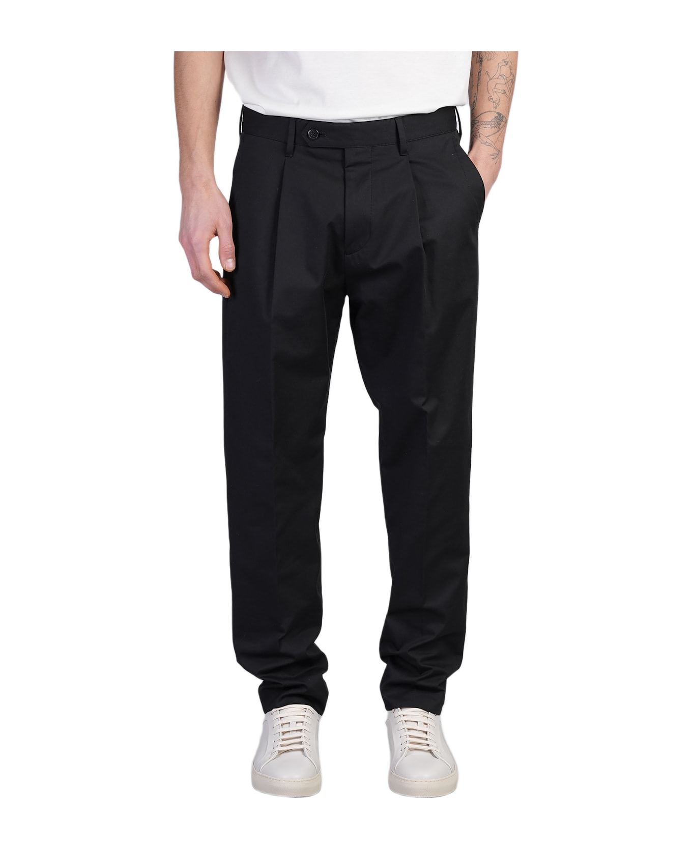 Paul Smith Pants In Black Cotton - black
