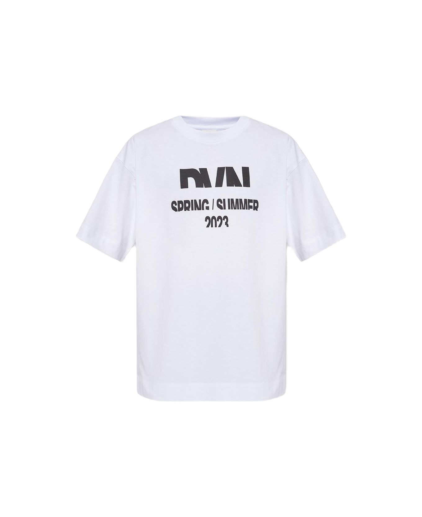 Dries Van Noten Printed T-shirt - Bianco