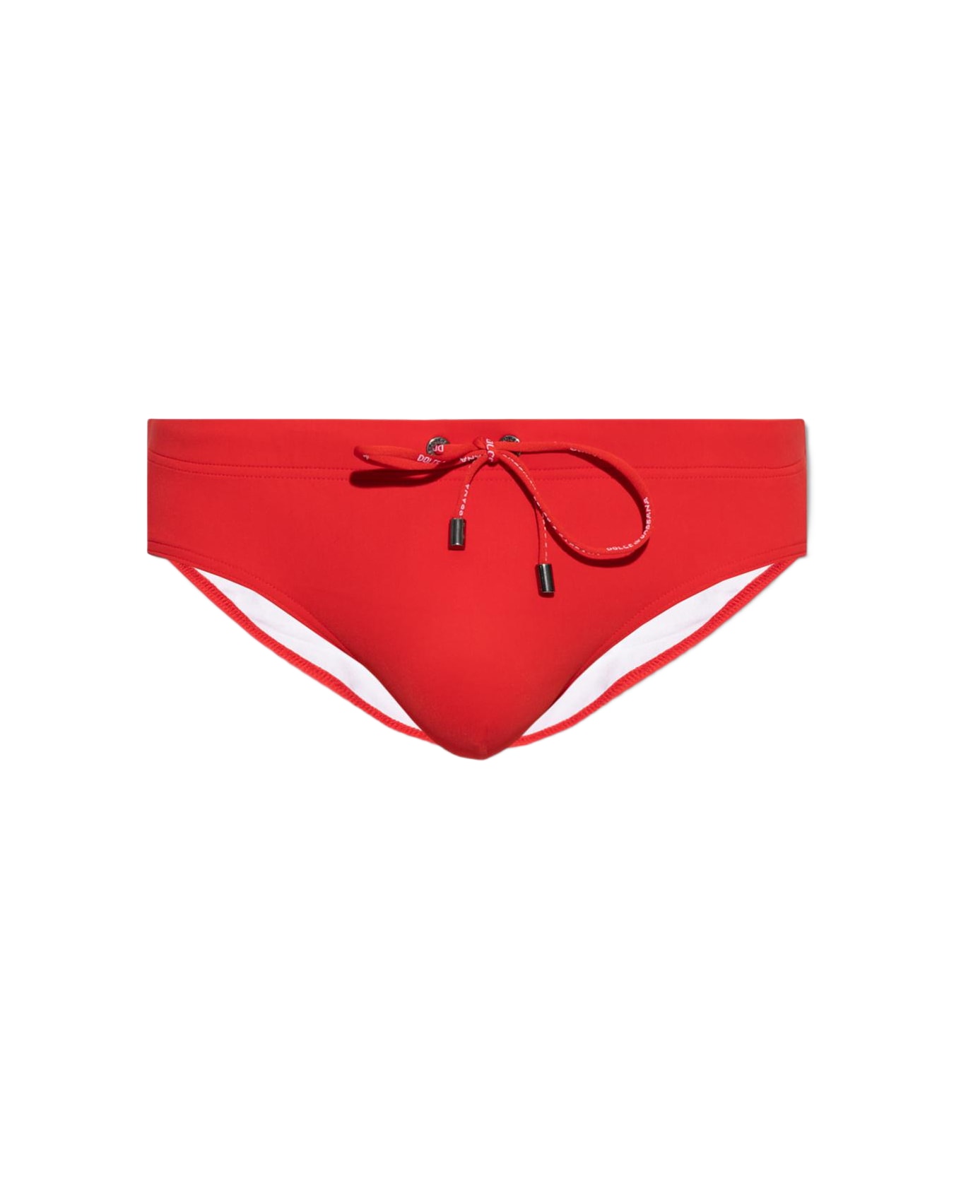 Dolce & Gabbana Swimming Briefs - Rosso