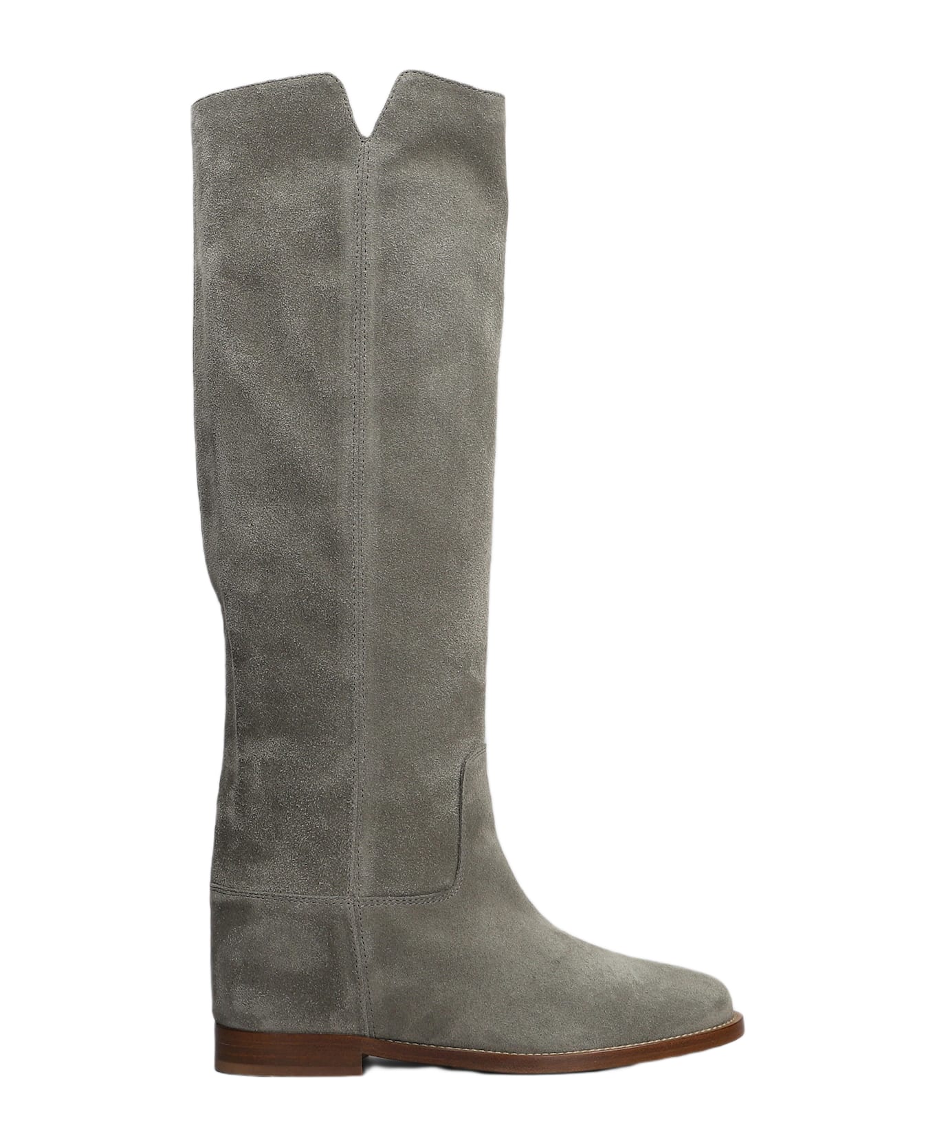 Via Roma 15 In Grey Suede - grey