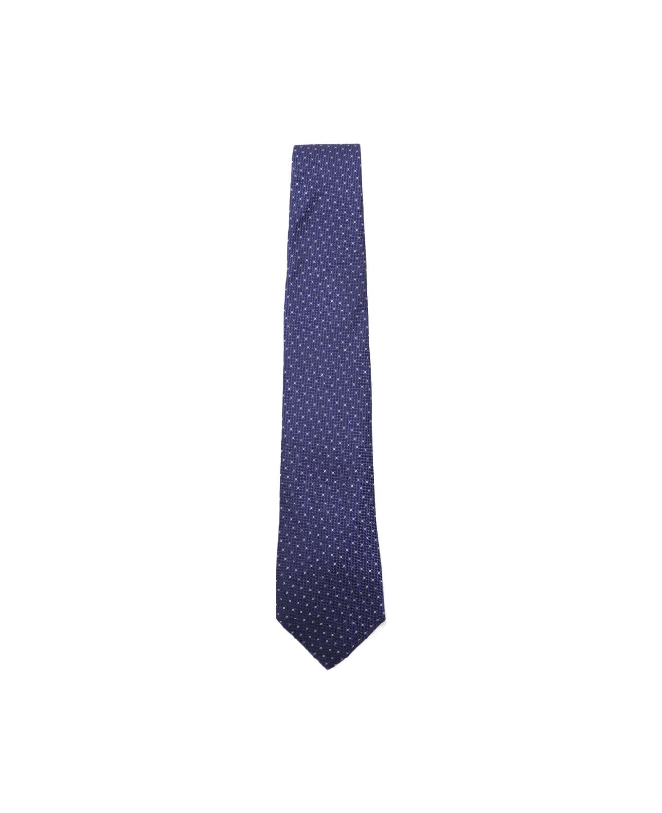 Canali Blue Wool Tie