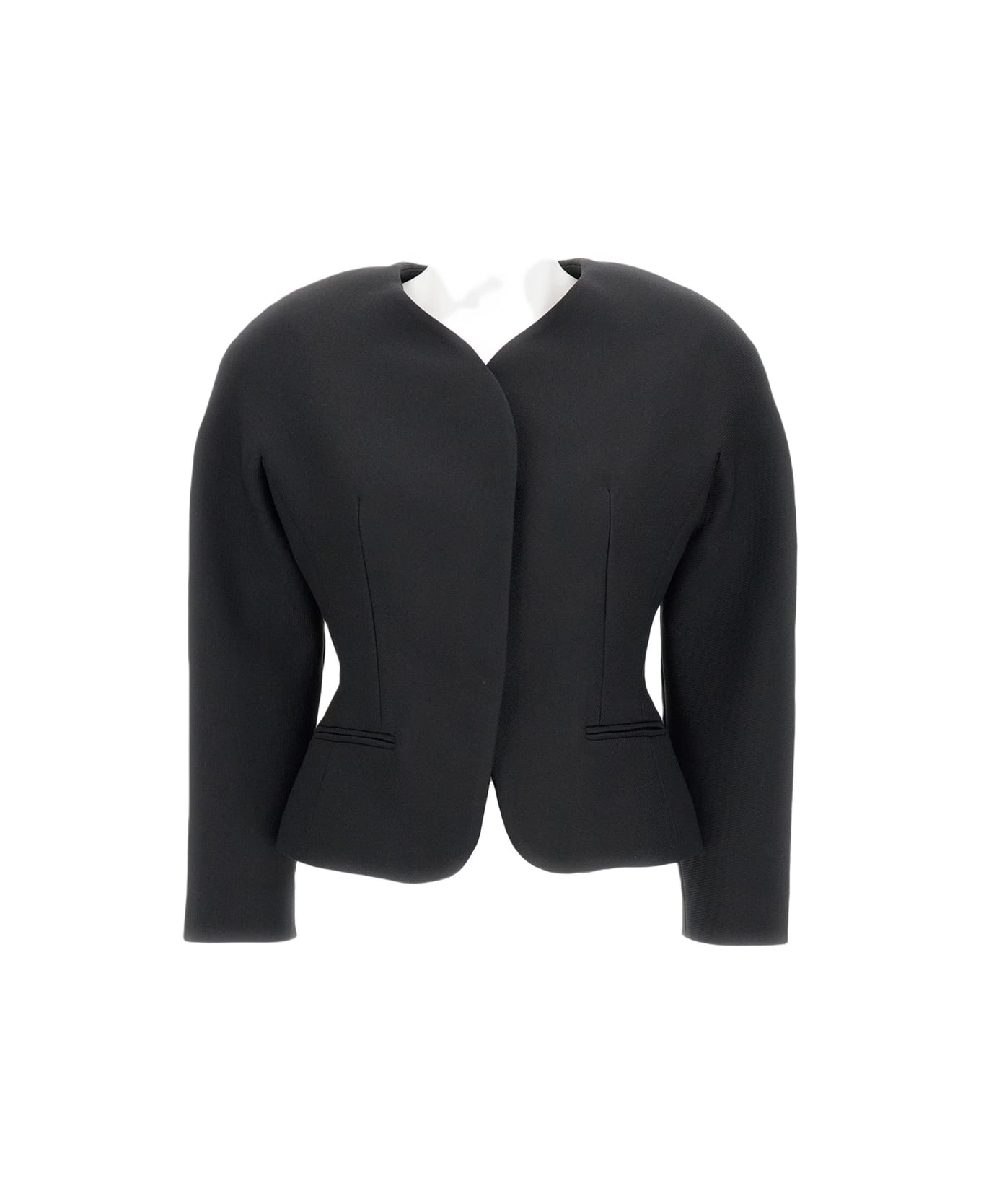 Jacquemus La Petite Veste Ovalo Jacket - Black