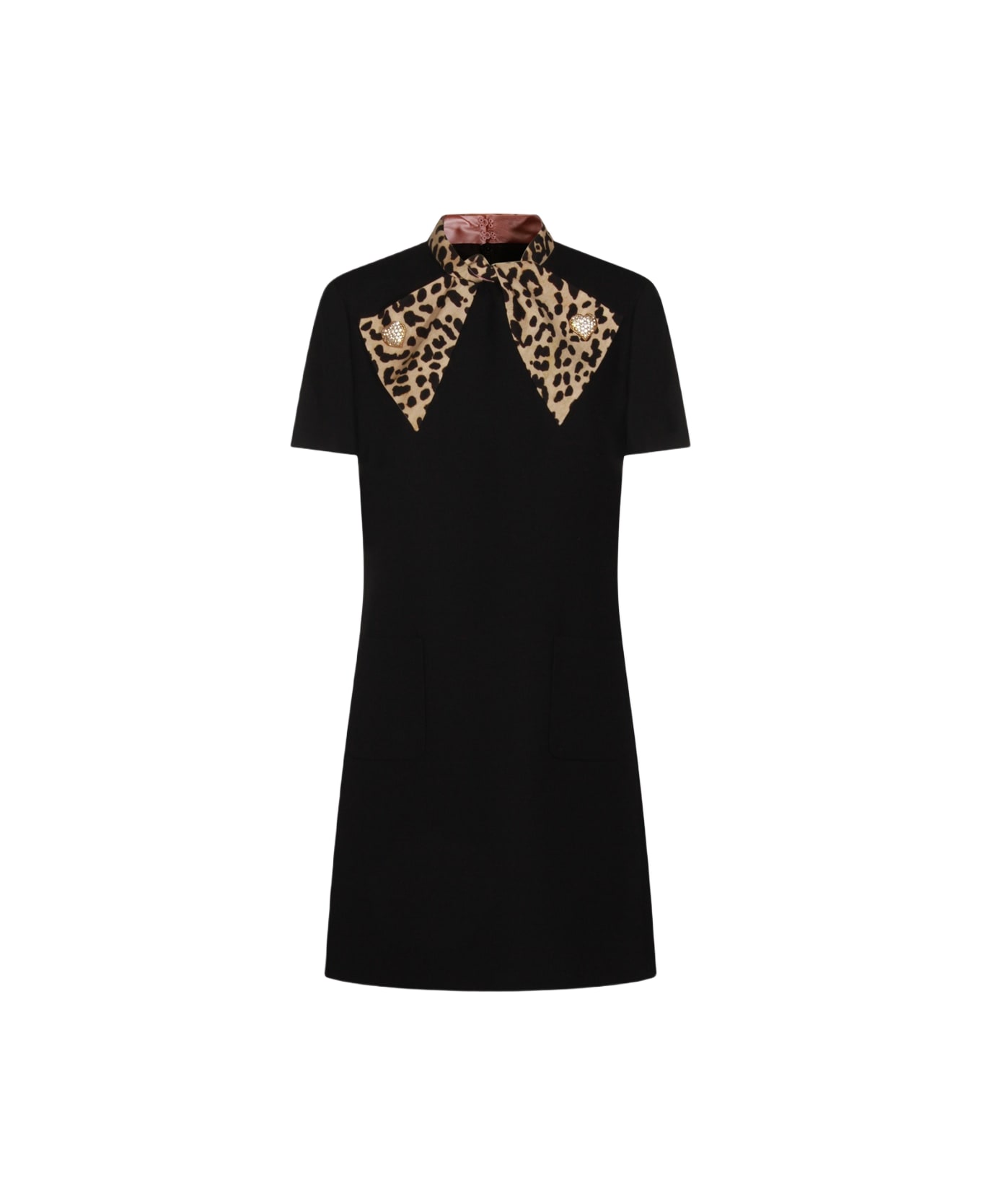 Valentino Black Wool Dress