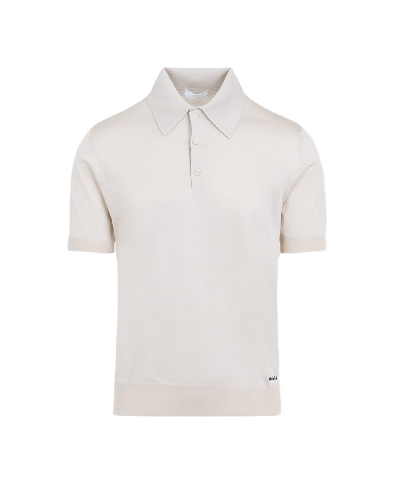Prada Silk Polo - Naturale