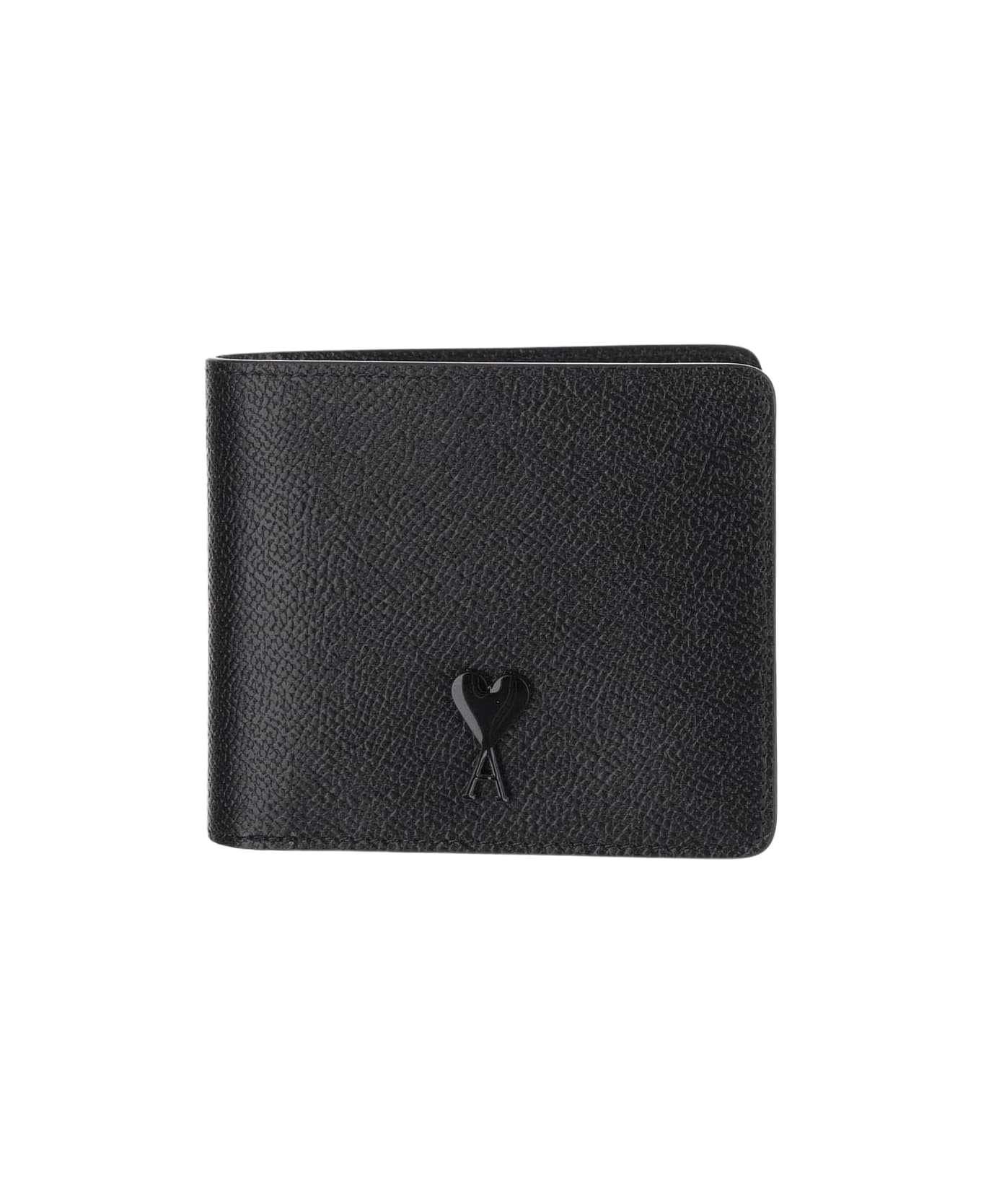 Ami Alexandre Mattiussi Logo Leather Bi-fold Wallet 財布-