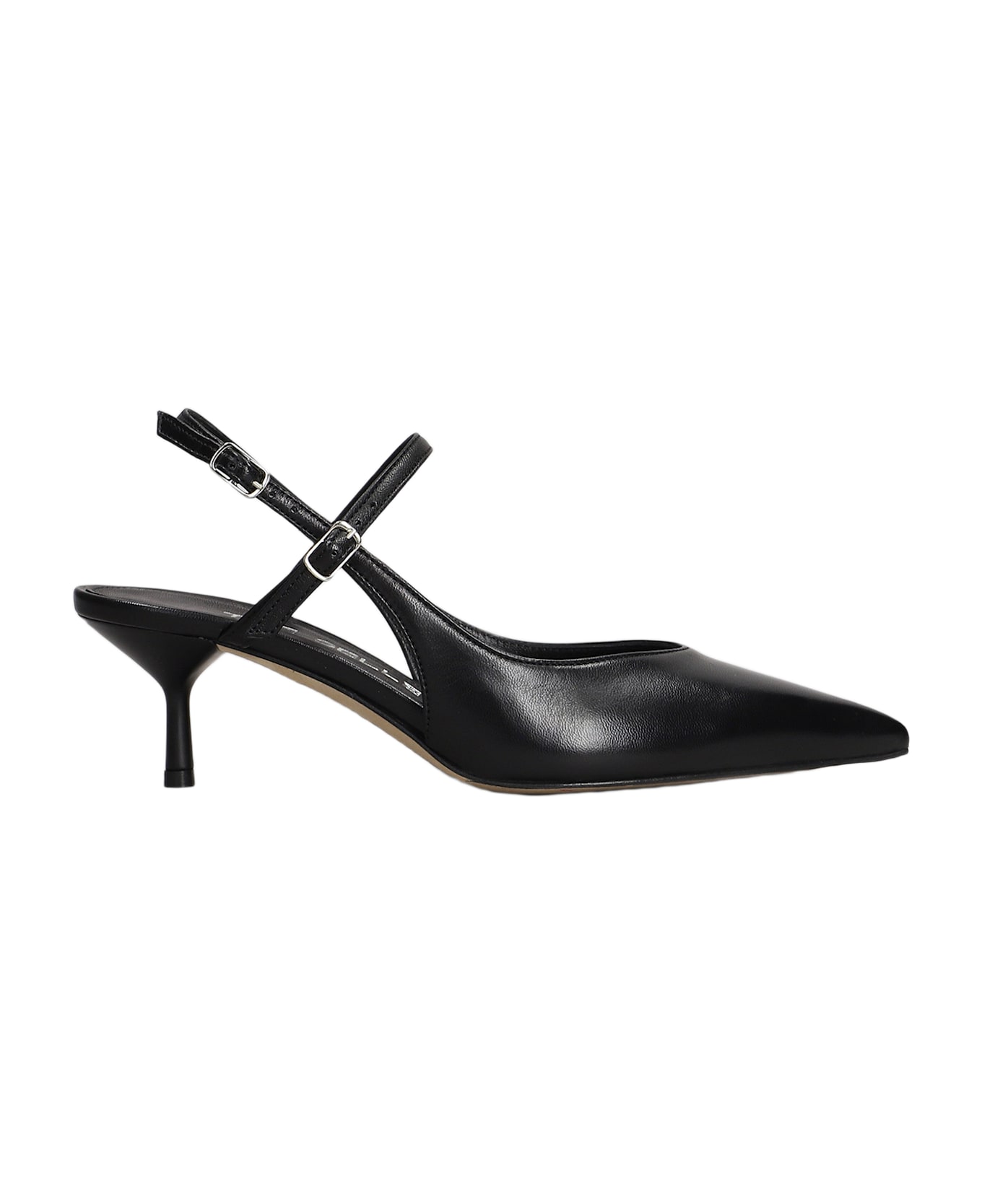 The Seller Pumps In Black Leather - black