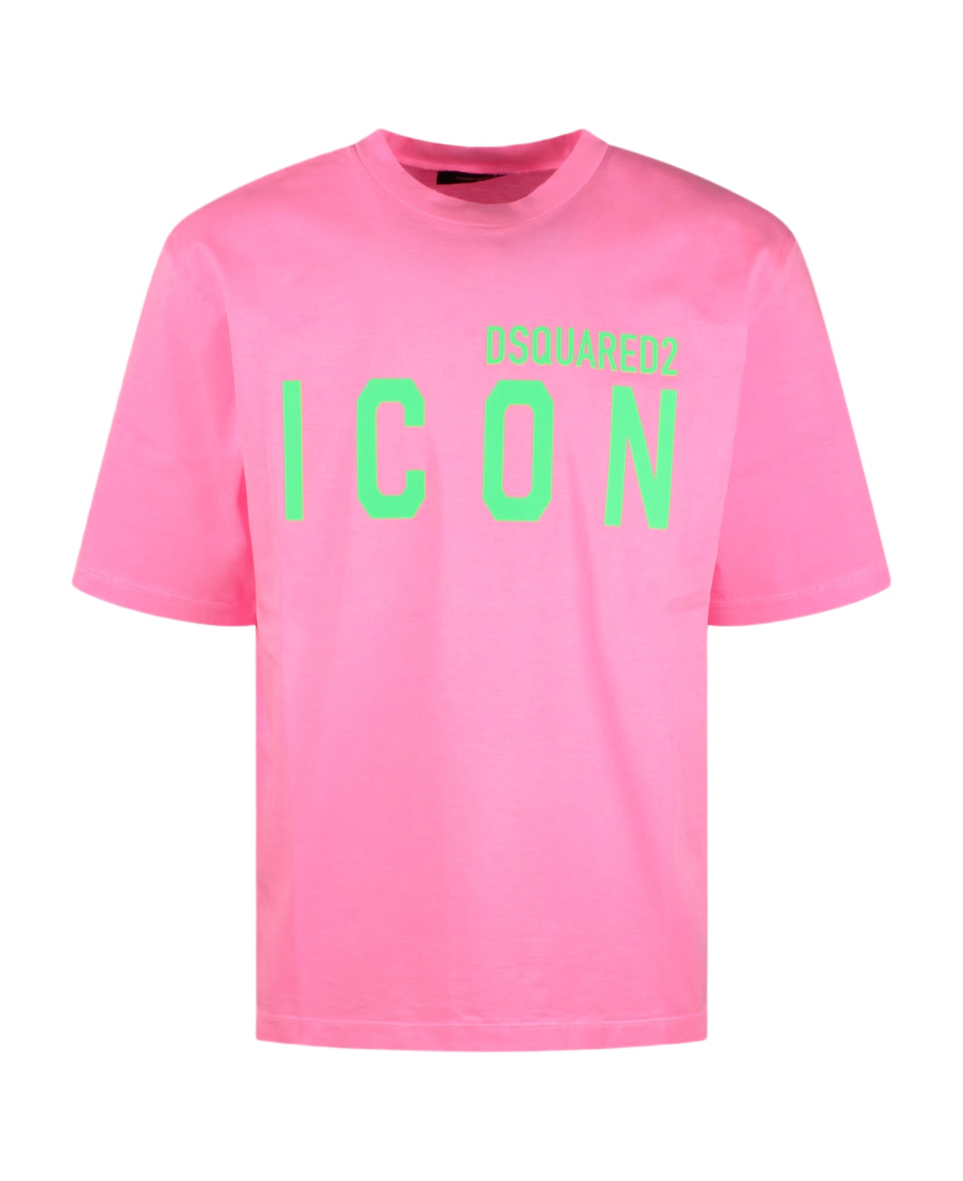 Dsquared2 Icon Blur Loose Fit T-shirt - Pink & Purple