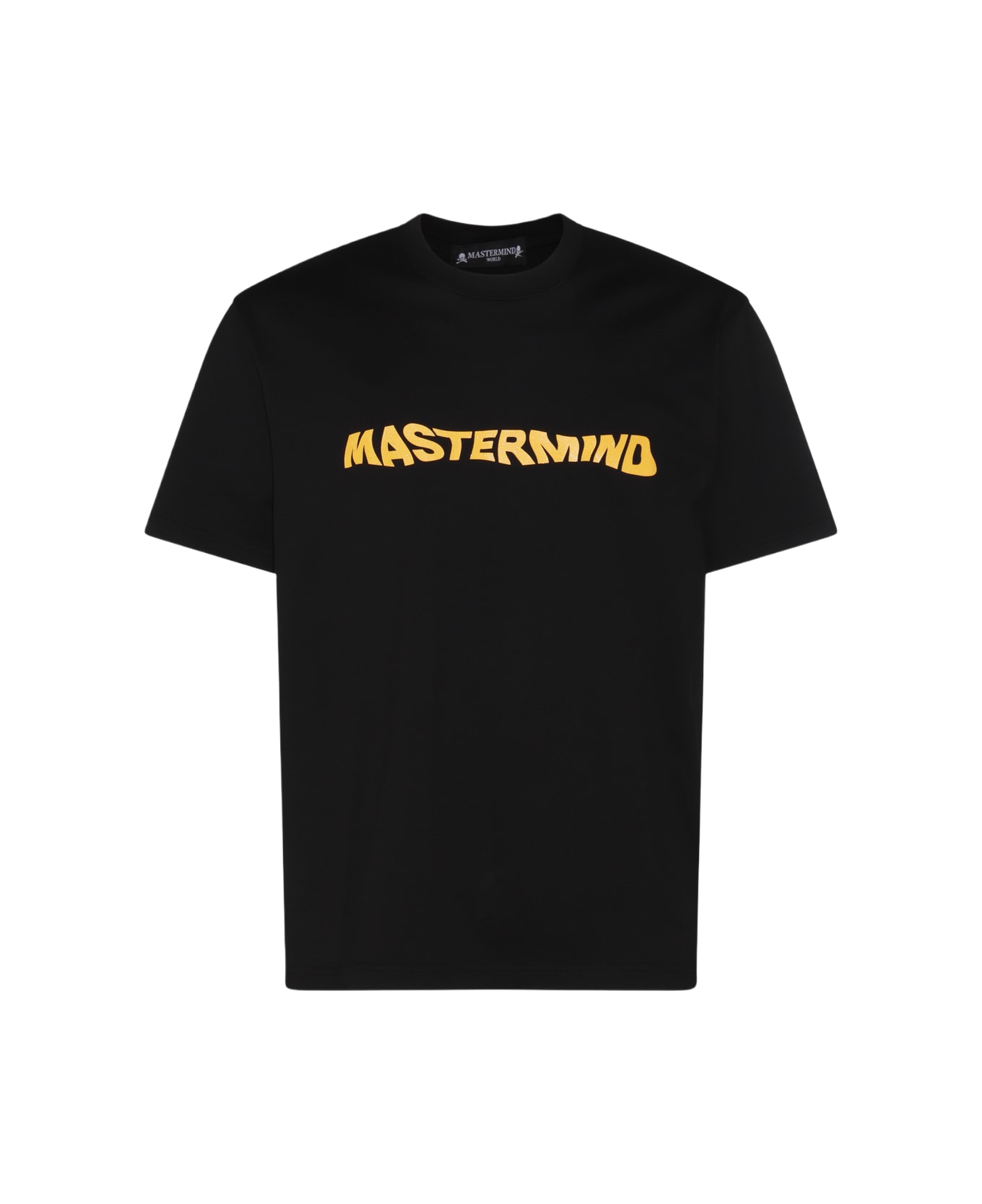 Mastermind Japan Black And Yellow Cotton T-shirt - Black