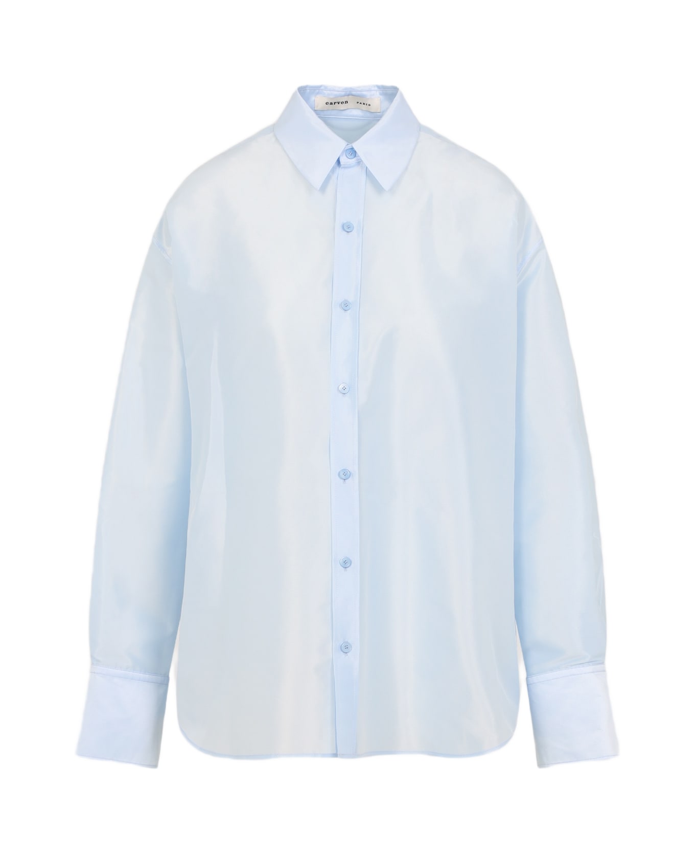 Carven Mens Shirt - Duck Egg Blue