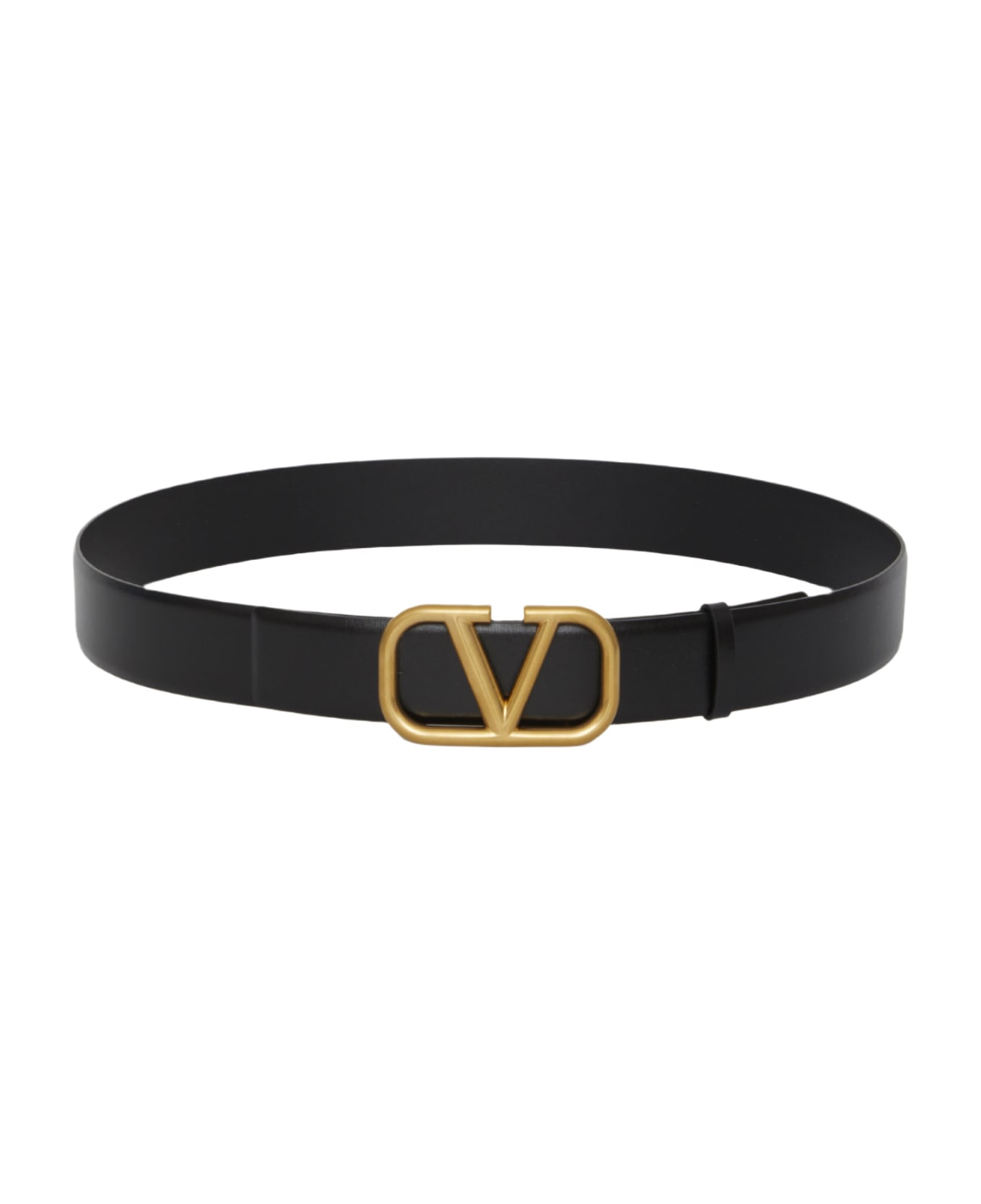 Valentino Garavani Vlogo Signature Belt - Black ベルト