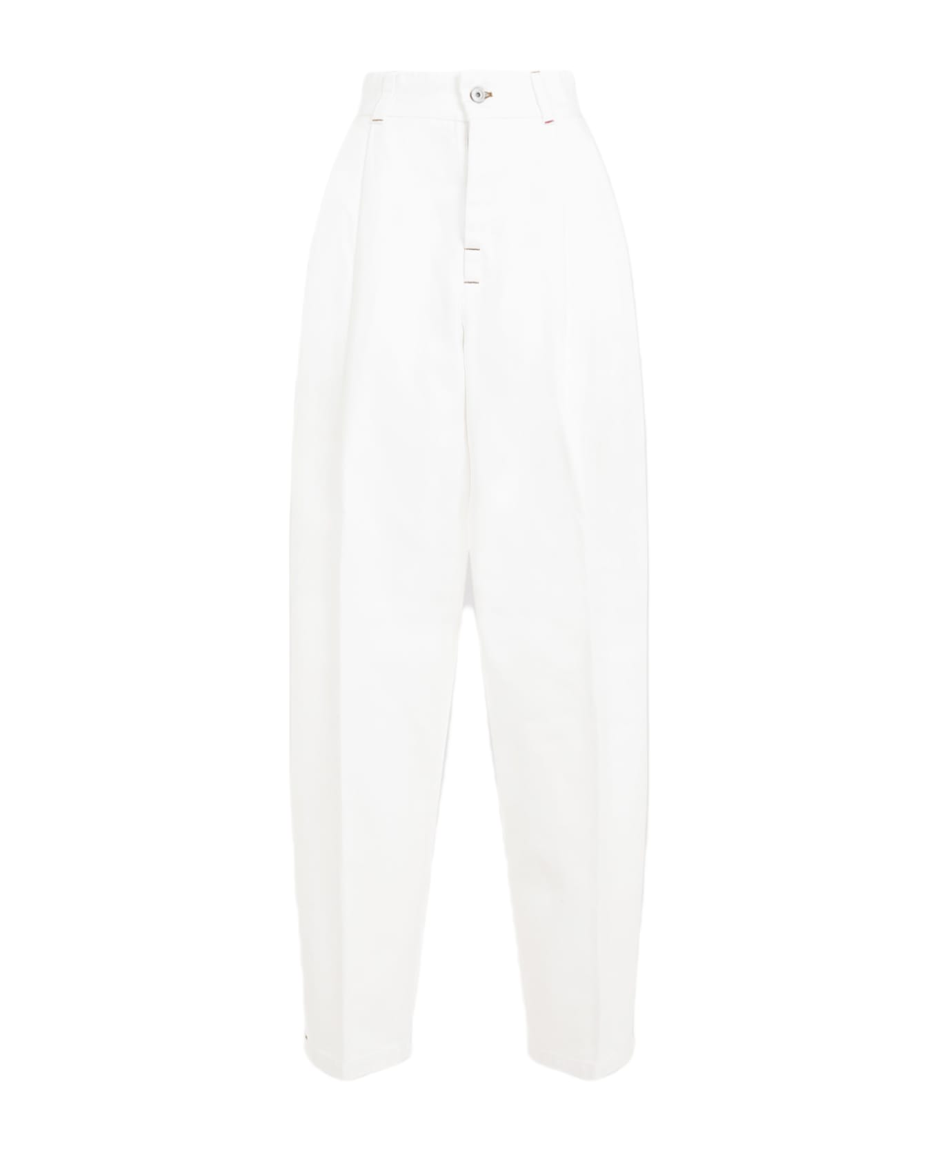 Jacquemus Wide-leg Jeans - Off White