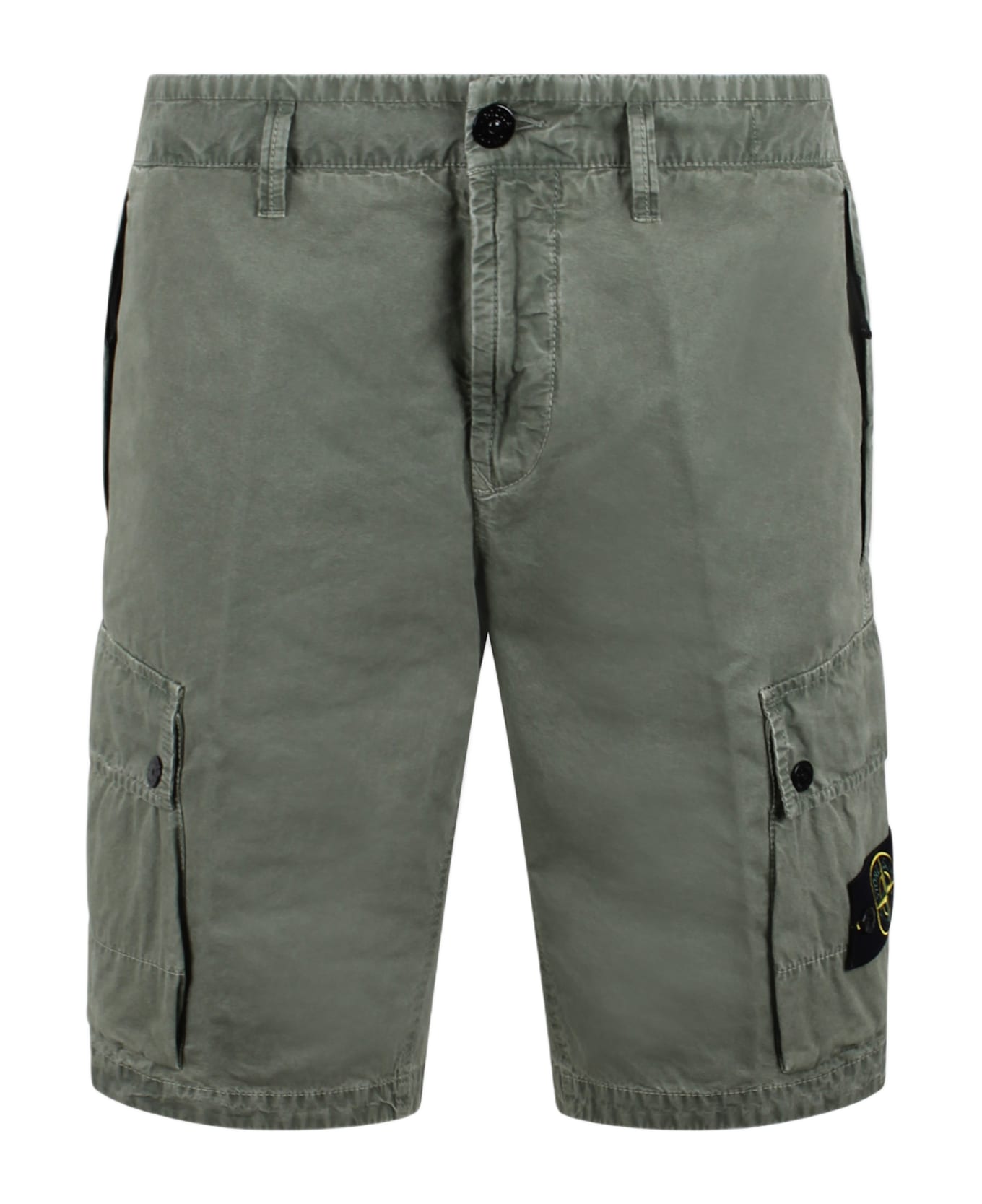 Stone Island Cargo Shorts - Green