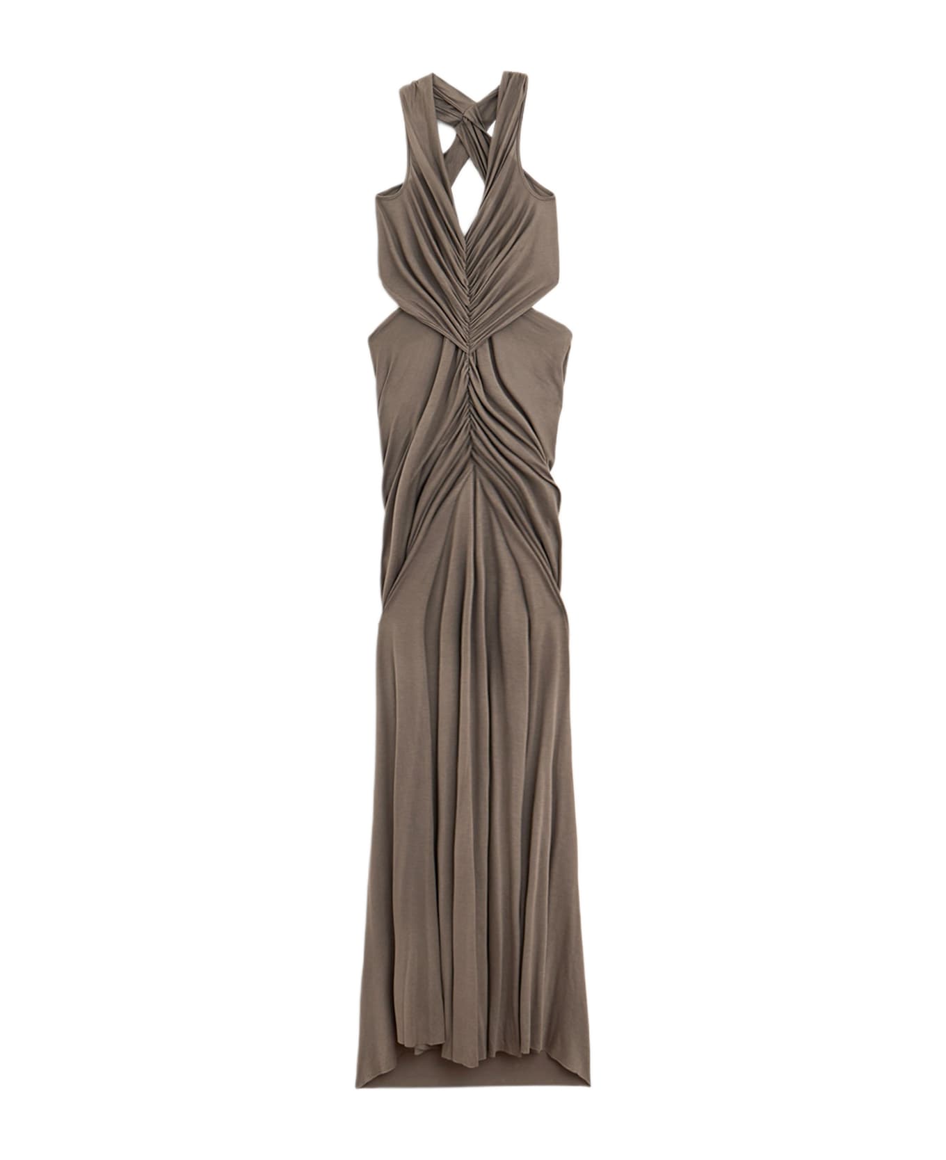 Rick Owens Lilies Poppy Gown Dress - grey