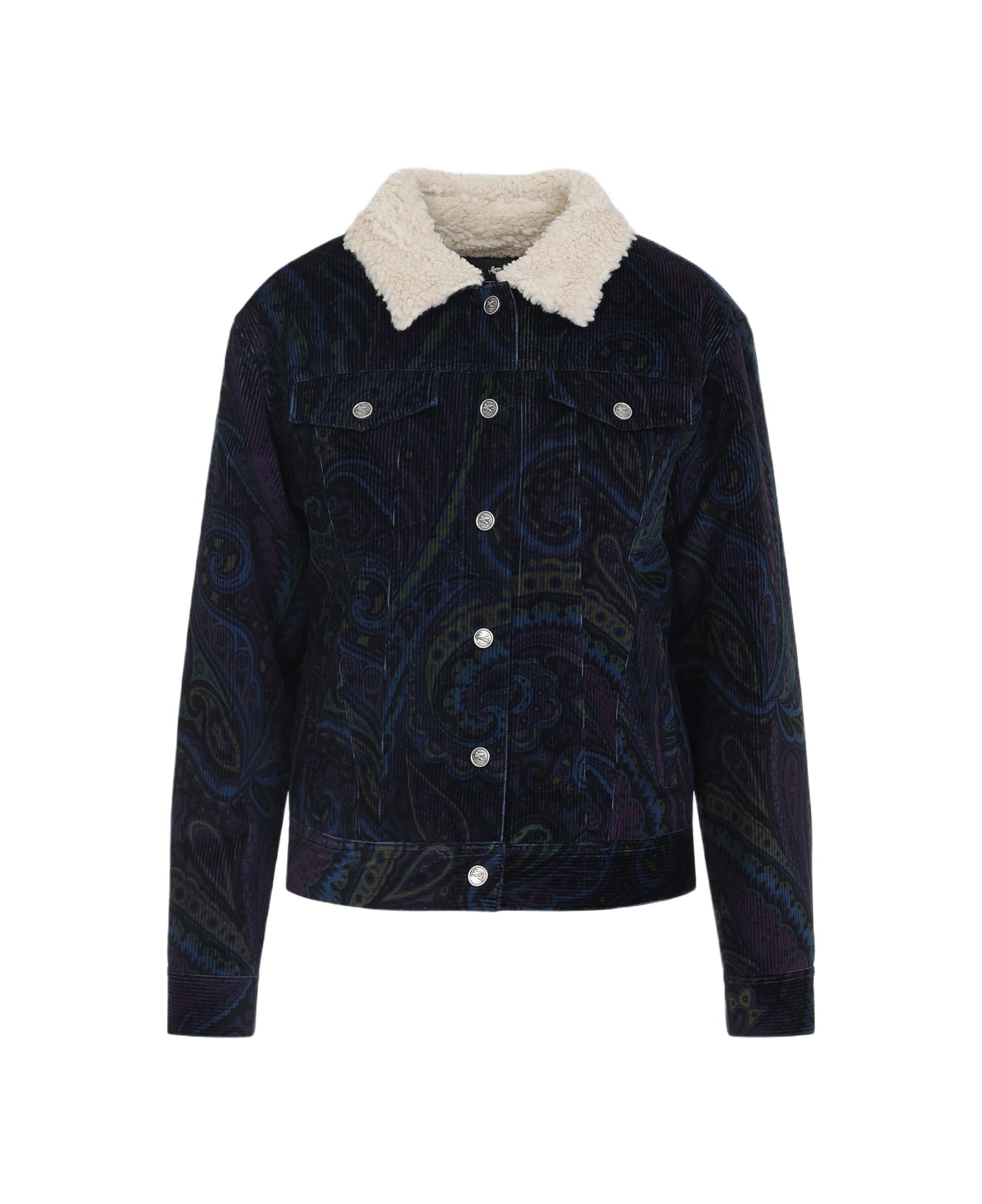 Etro Outerwear - Stampa F.do Blu