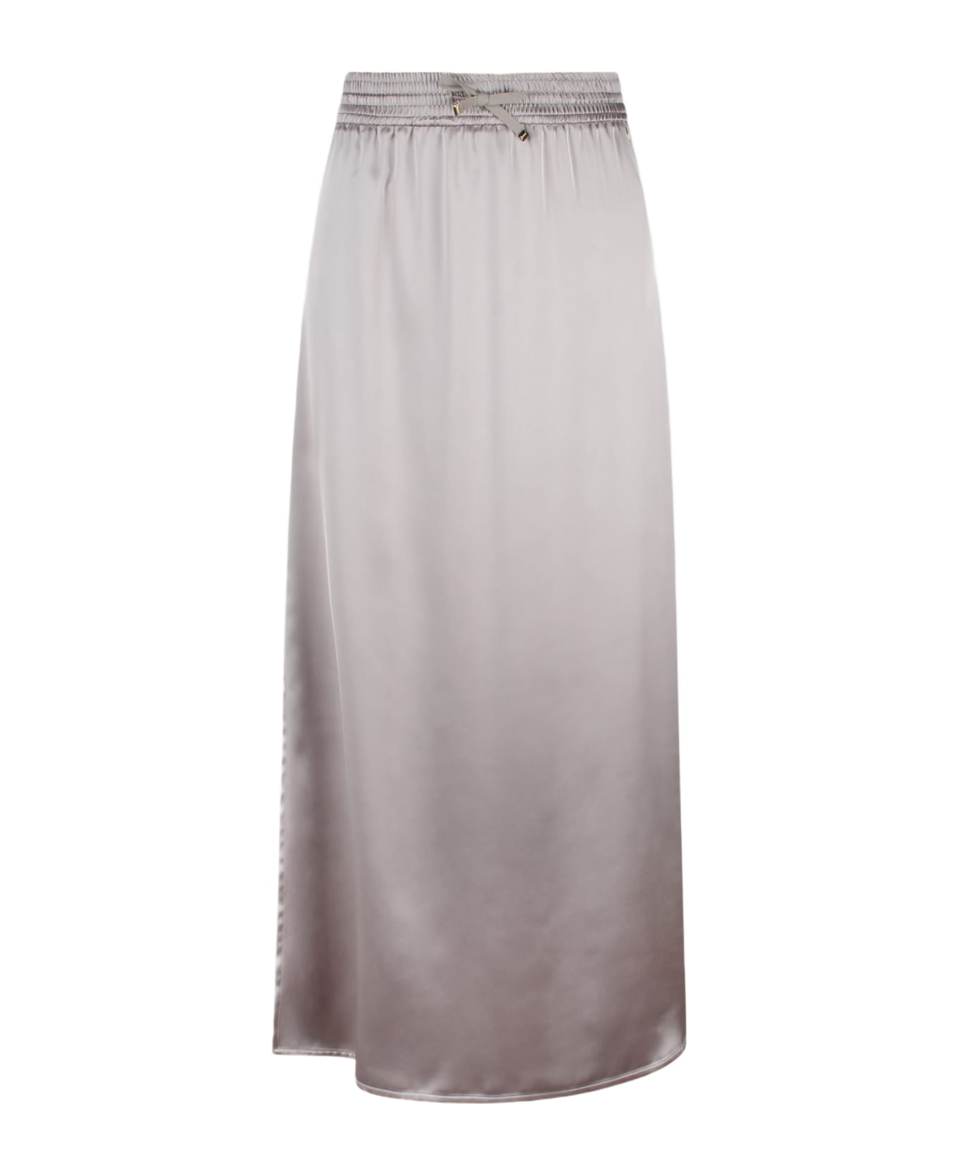 Herno Satin Skirt - Nude 
Neutrals