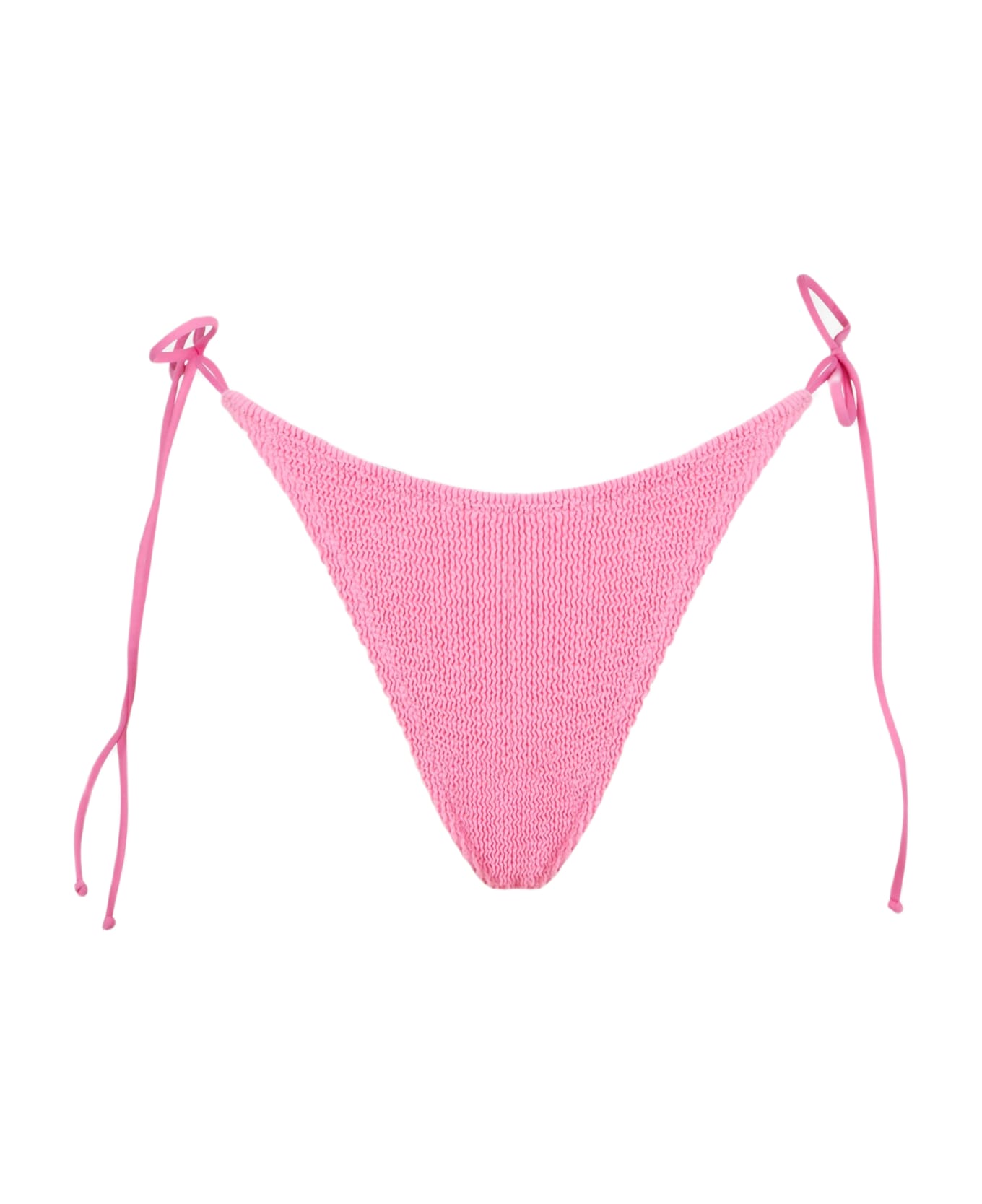 MC2 Saint Barth Woman Pink Crinkle Cheeky Swim Briefs - PINK