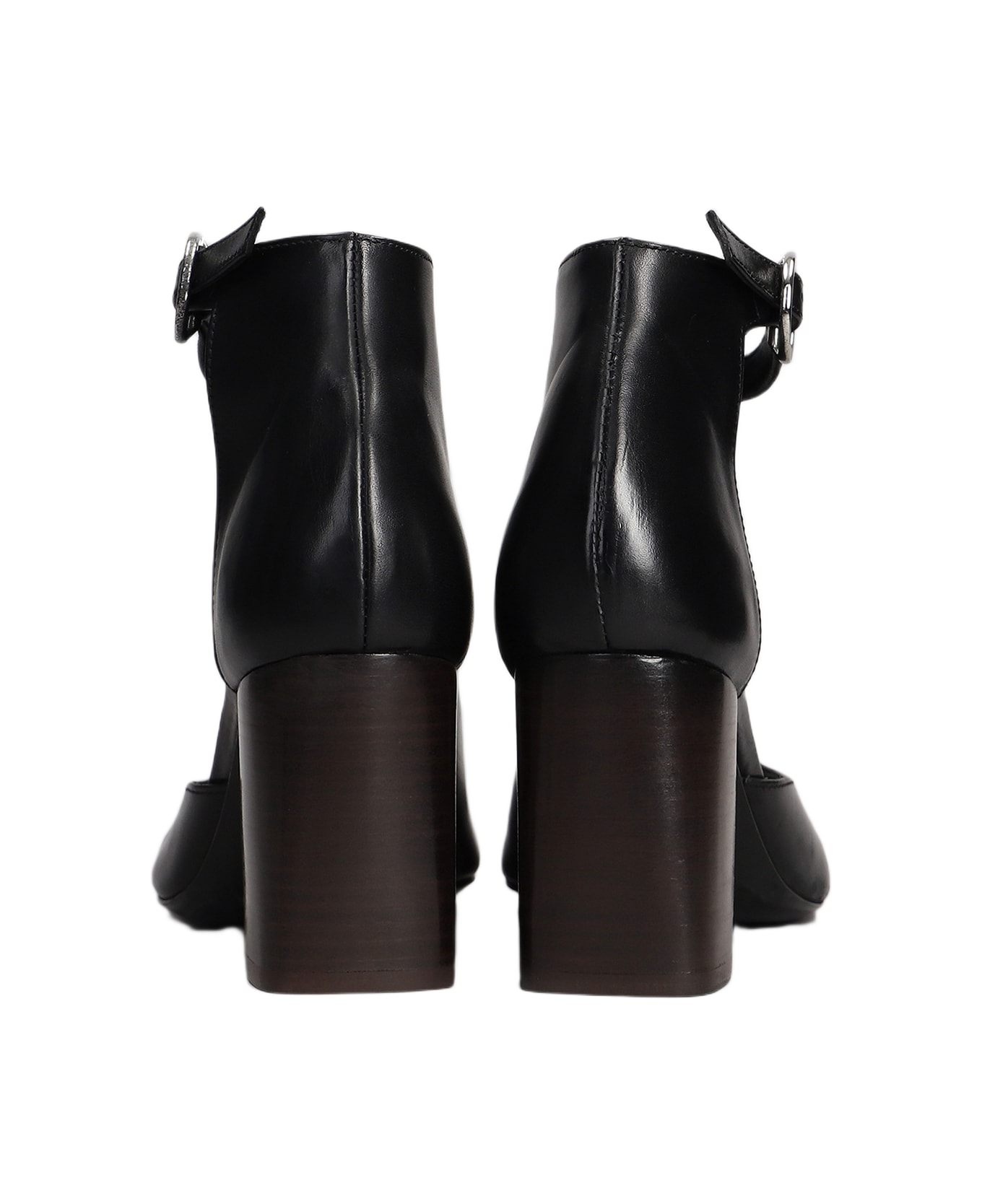 Lemaire High Heels Ankle Boots - Black