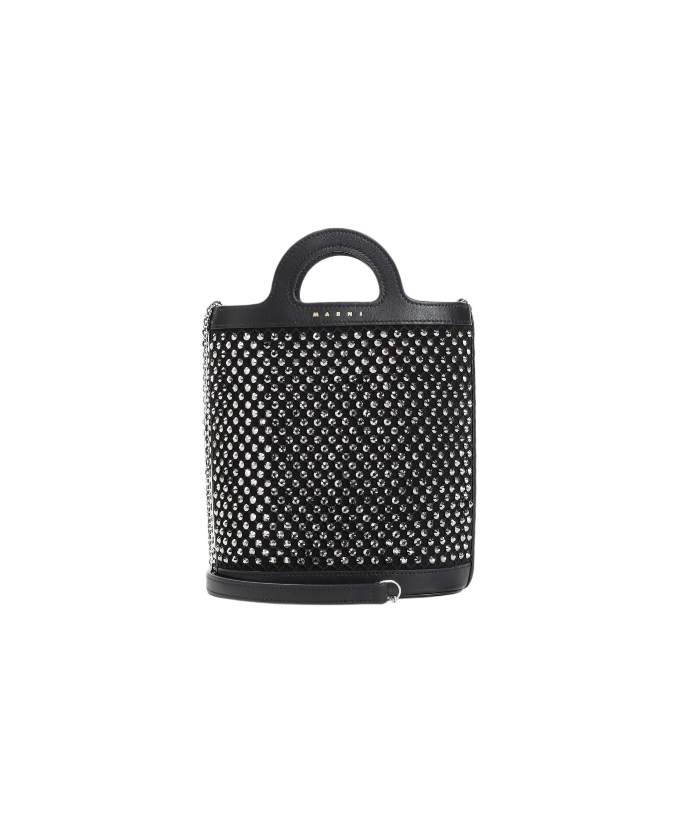 Marni Tropicalia Nano Bucket Bag - Black