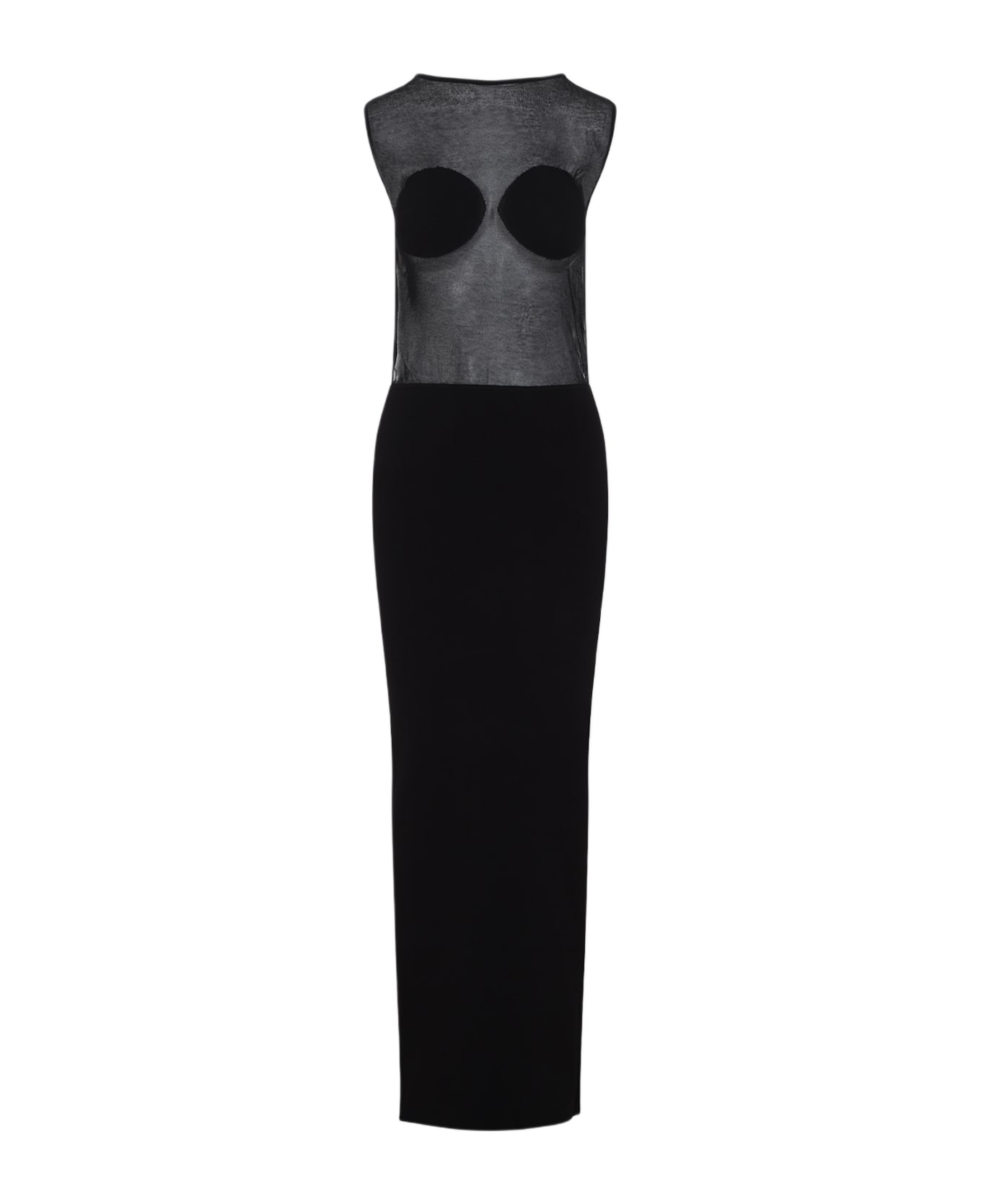 Jacquemus La Robe Platano Long Dress - Black