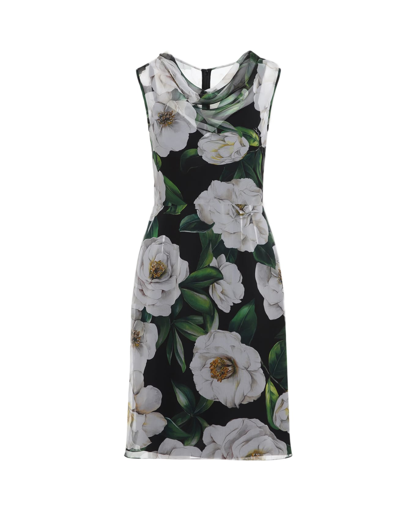 Dolce 
Gabbana Silk Mini Dress - Jb Gardenia Nero