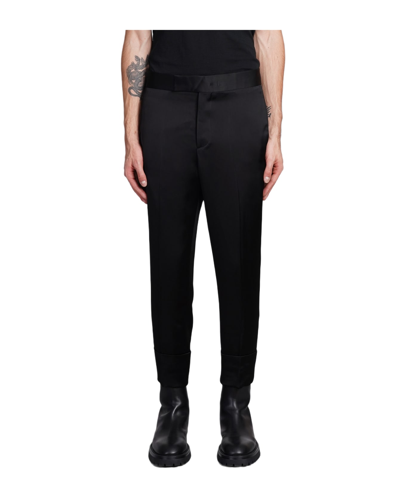 Sapio N7 Pants In Black Viscose - black