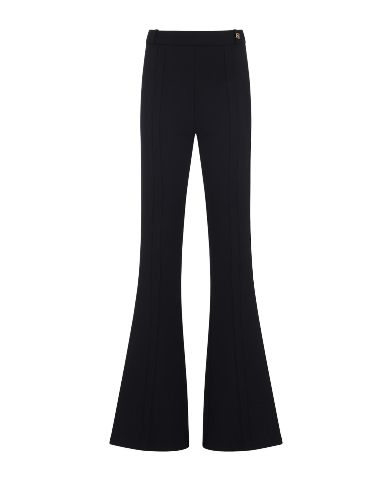 Elisabetta Franchi Flare Pants - Nero