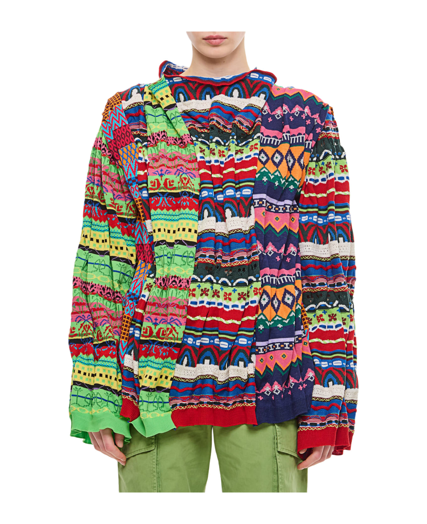 Comme des Garçons Patch Sweater - MultiColour