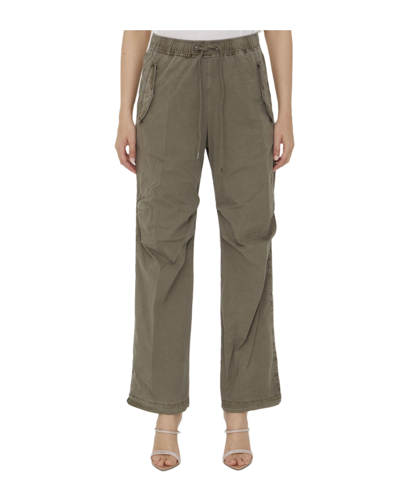 James Perse Cotton Cargo Pants - GREEN ボトムス
