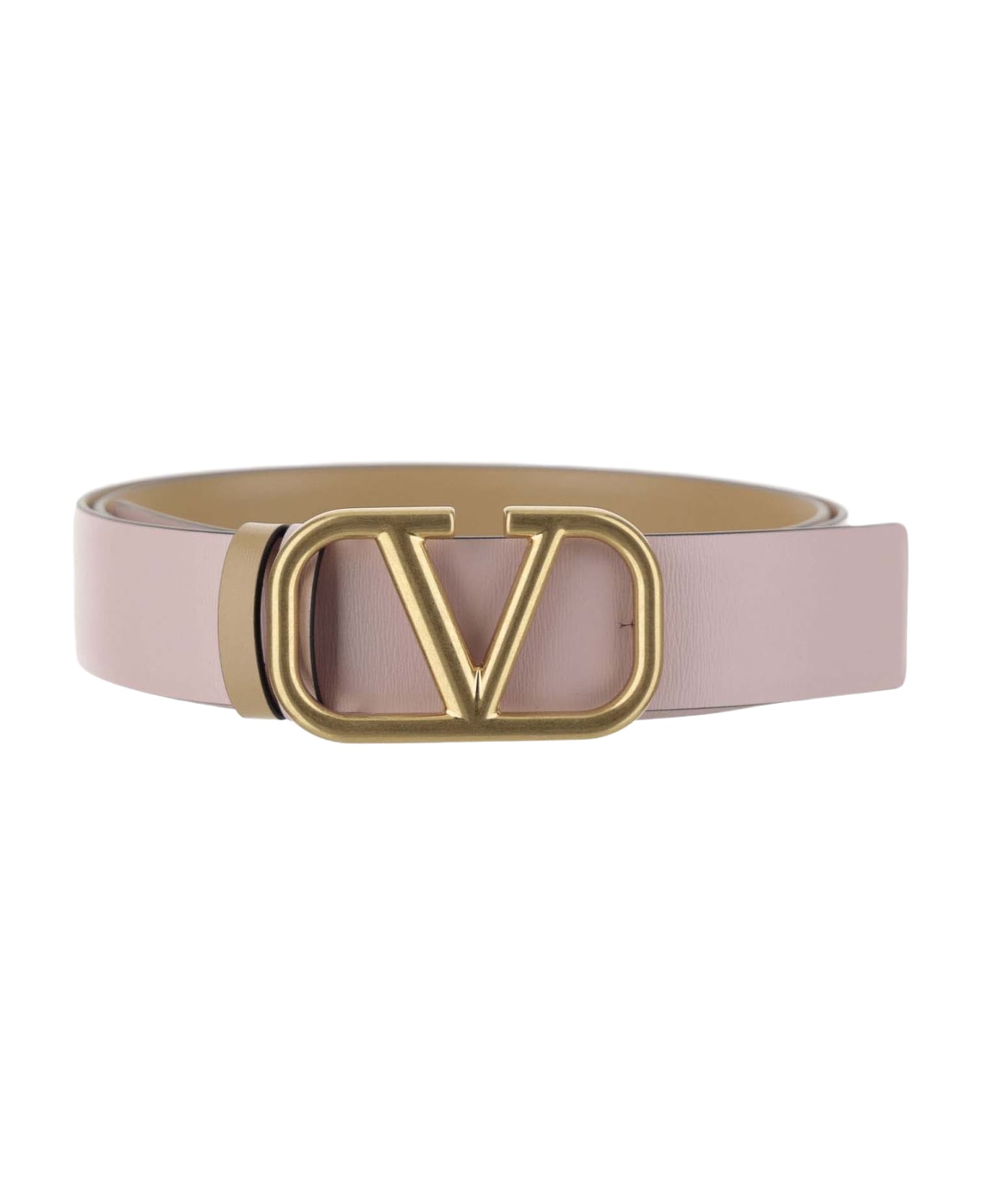 Valentino Garavani Vlogo Signature Reversible Belt - Pink ベルト