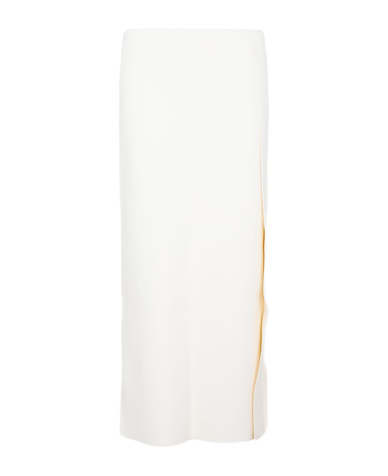 Jil Sander Viscose Skirt - Porcelain