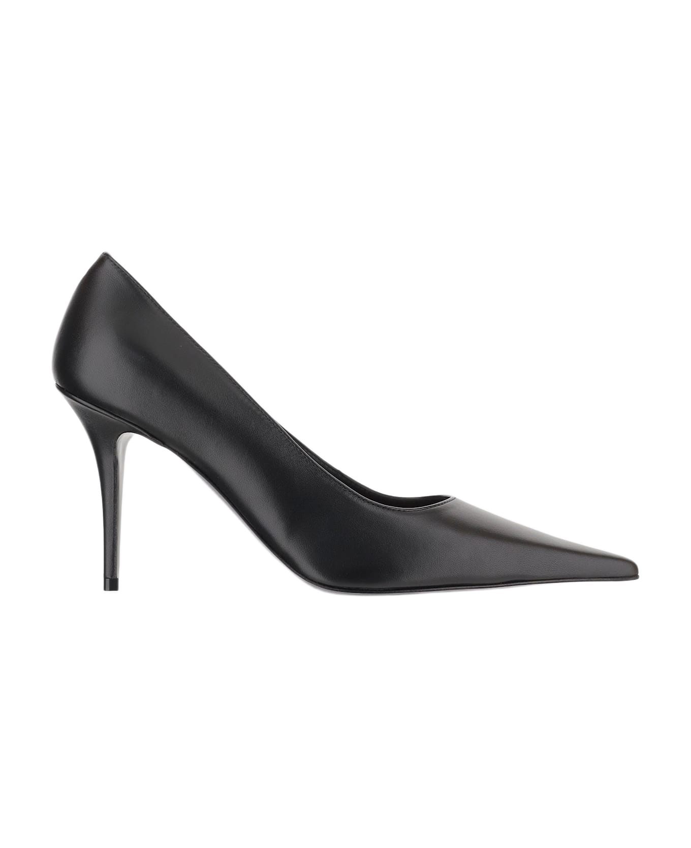 Amina Muaddi Barbara Pump Nappa Leather Pumps - Black