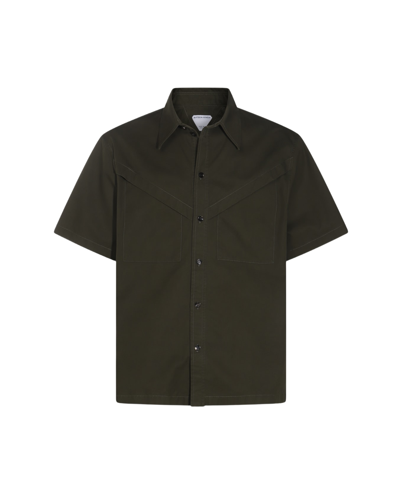 Bottega Veneta Dark Green Shirt - KHAKI