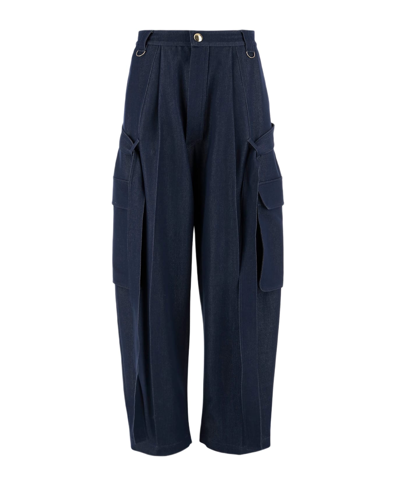 DARKPARK Viscose Blend Ruth Pants - Blue