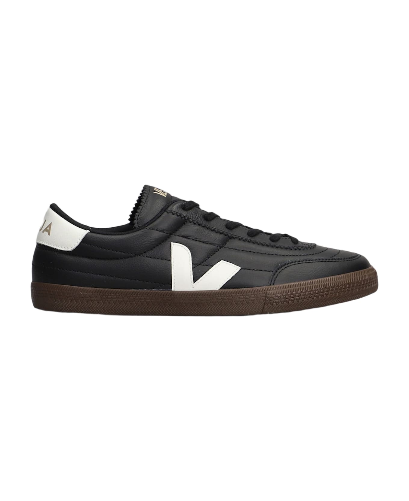 Veja Panenka O.t Sneakers In Black Leather - black