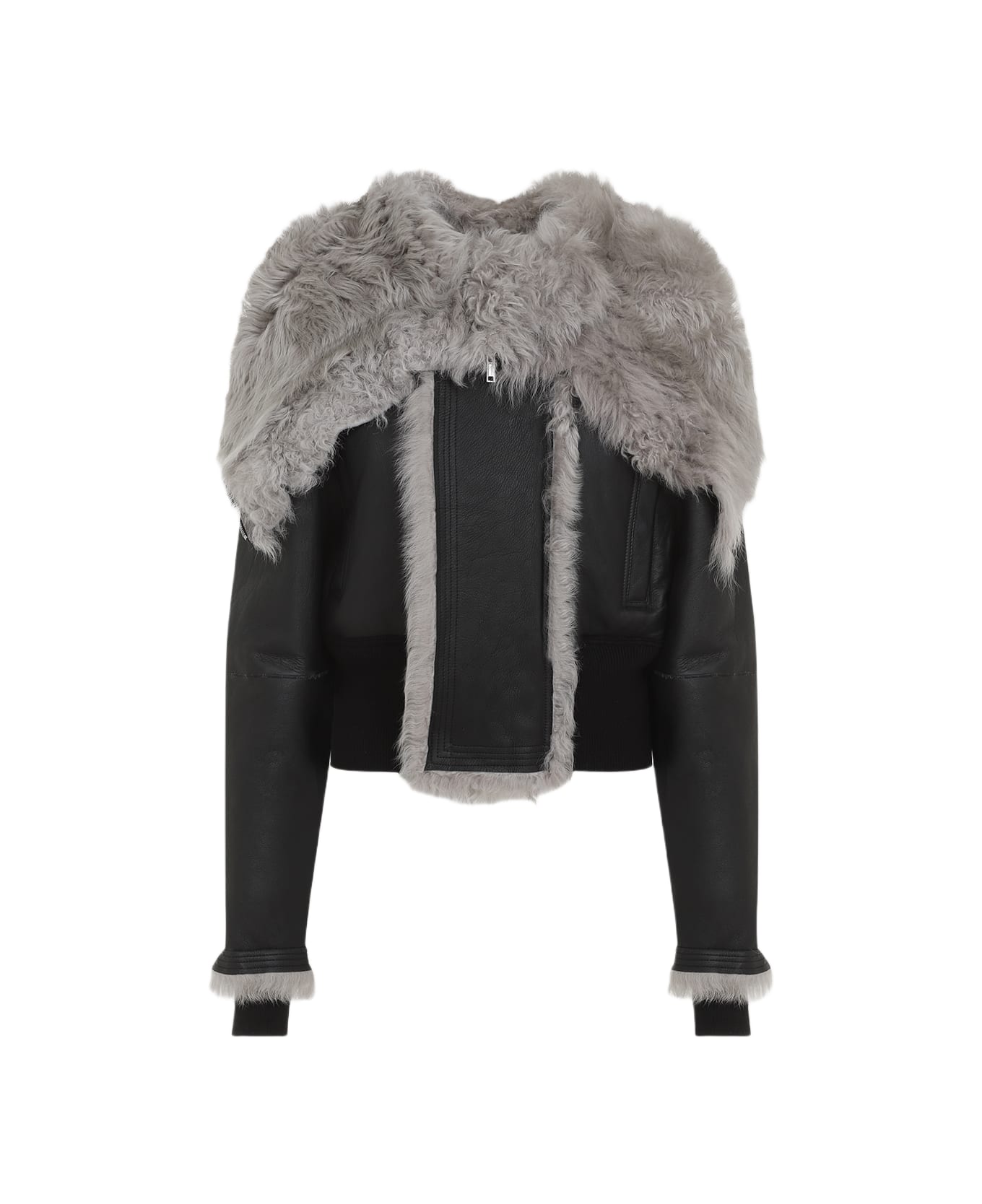 Rick Owens Shearling Zip Jacket | italist