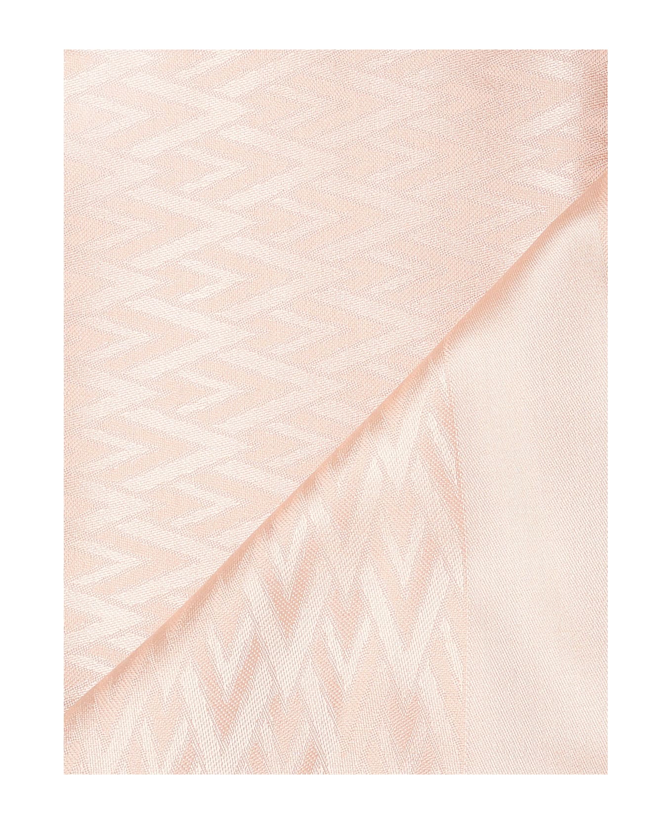 Valentino Garavani Toute La V Shawl In Silk And Wool - Pink