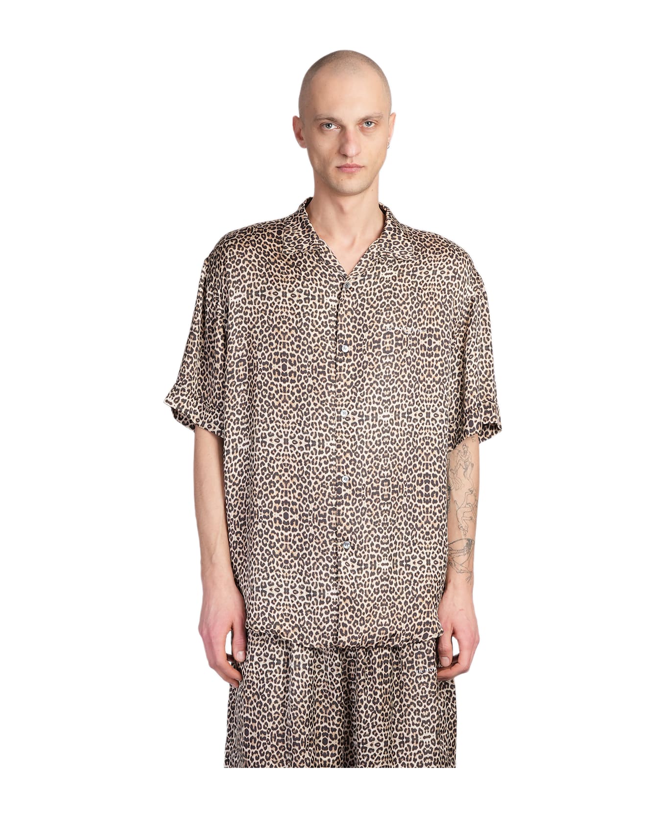 ih nom uh nit Shirt In Animalier Viscose - Animalier