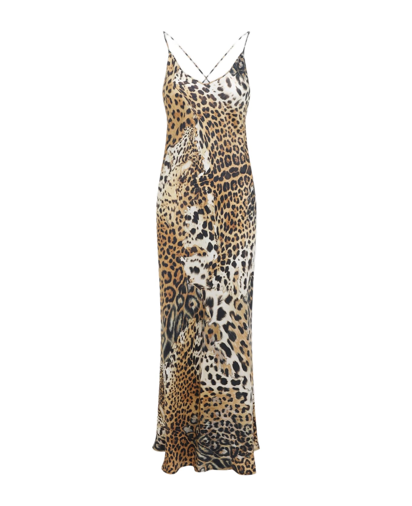 Roberto Cavalli Jaguar Skin Dress - Naturale