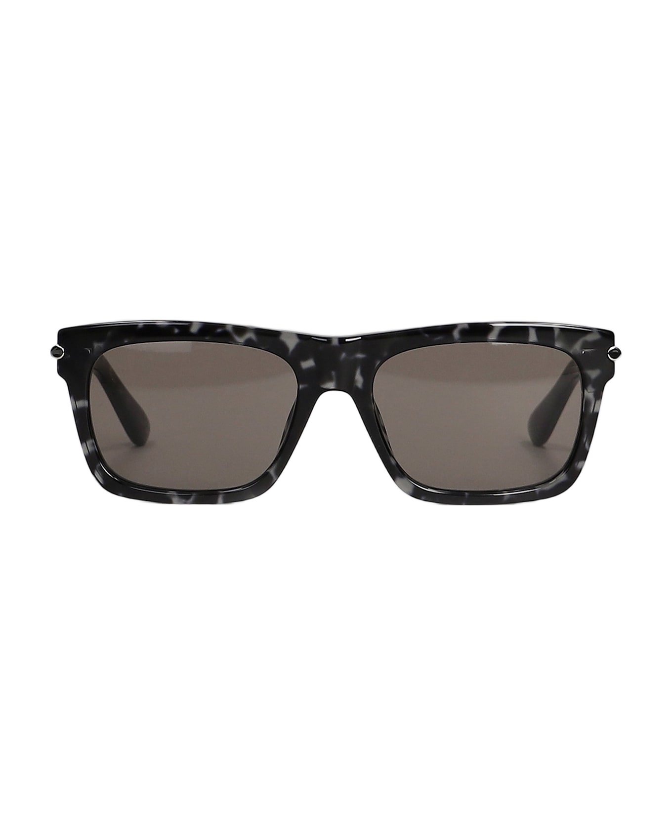 Alexander McQueen Sunglasses In Black Acetate - black