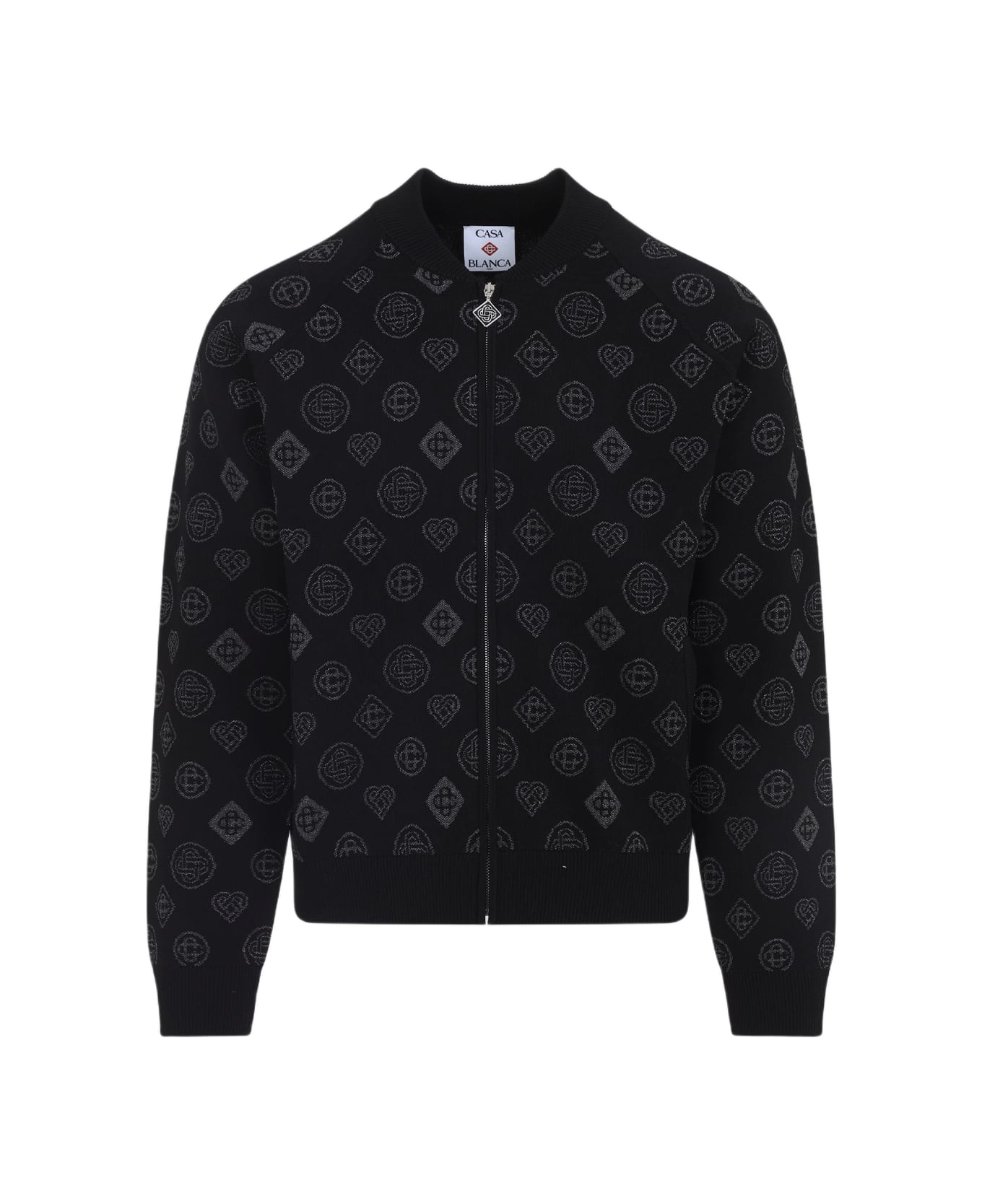 Casablanca City Jacquard Bomber Jackets - Black