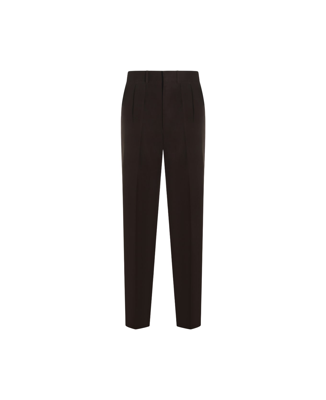 Tom Ford Dark Brown Wool Pants - Brown