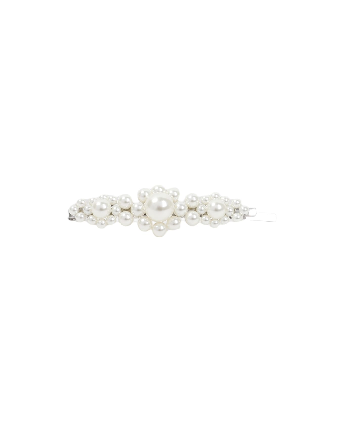 ヘアアクセサリー Large Flower Hair Clip - Simone Rocha - Pearl - Beige Simone Rocha - Pearl Large Flower Hair Clip – Frances May