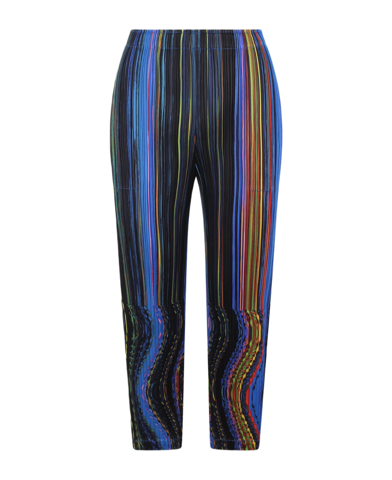 Pleats Please Issey Miyake Warp Trousers - Black