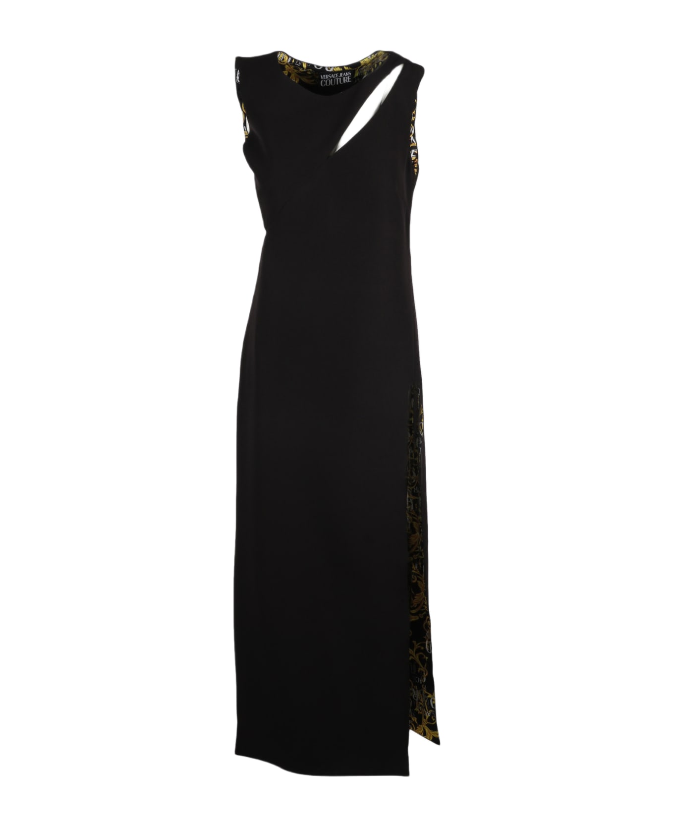 Versace Jeans Couture Couture Logo Midi Dress - Black