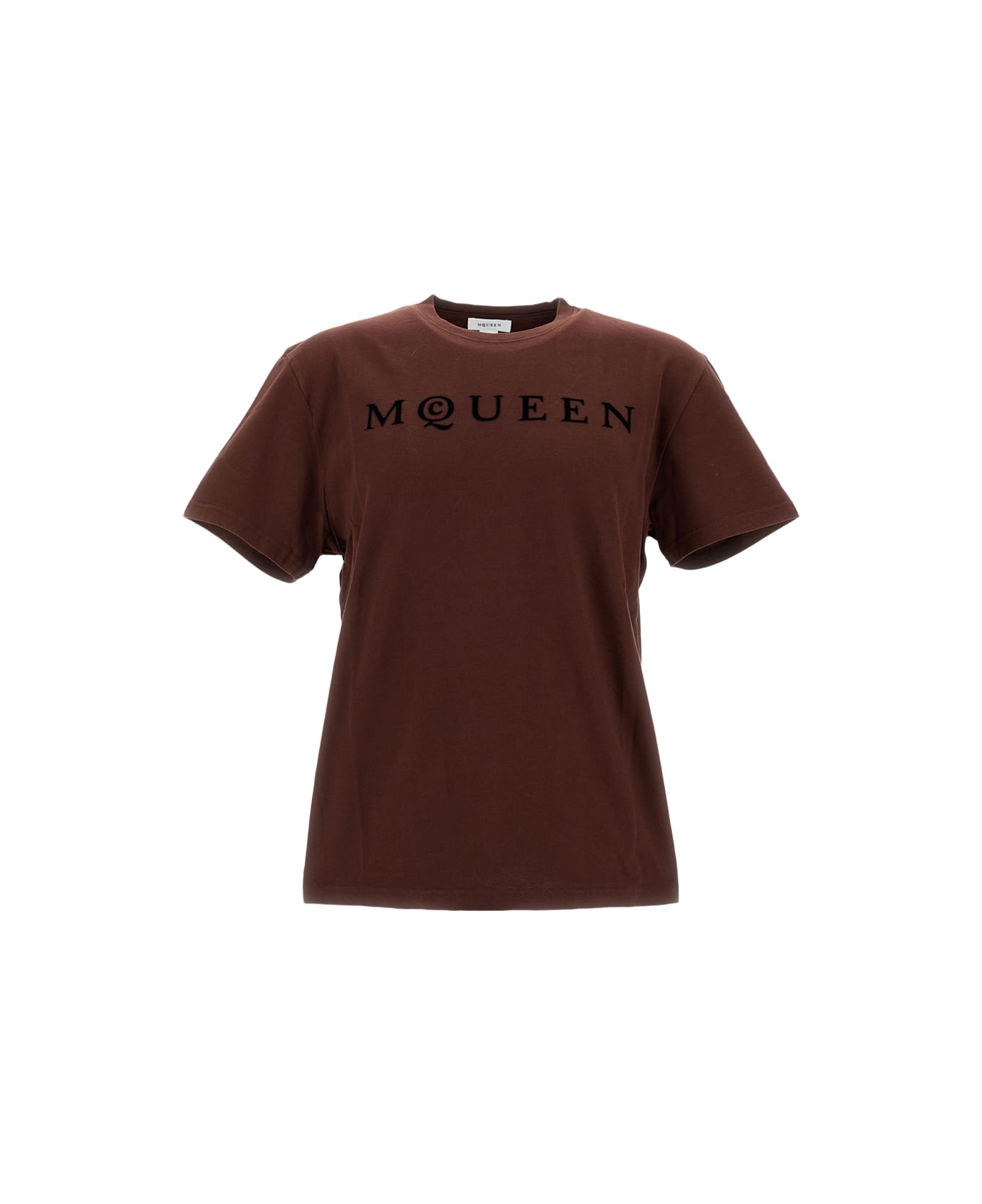 Alexander McQueen Logo T-shirt - Brown