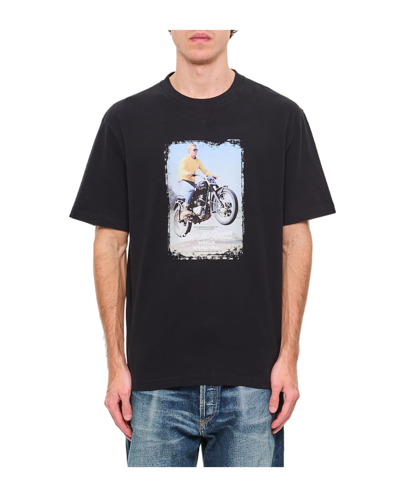 Barbour T-shirt - Black シャツ