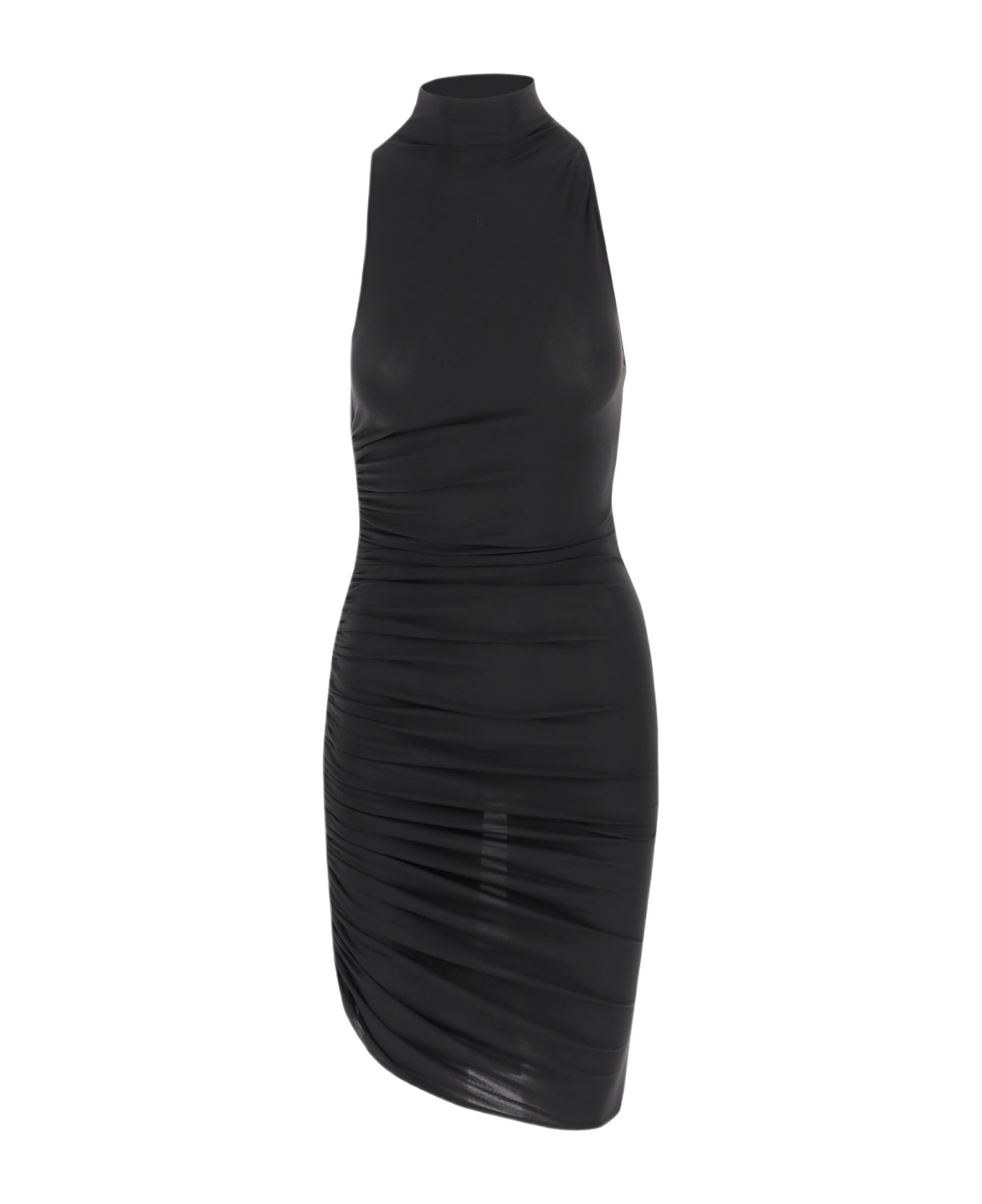Jacquemus Square Short Dress - Black