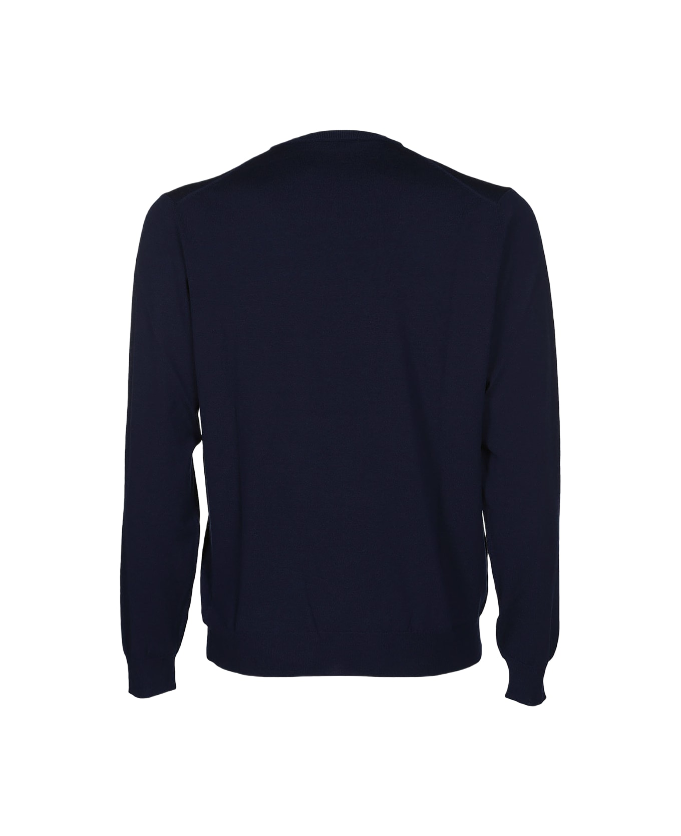 Zanone Blue Virgin Wool Sweater - Blue