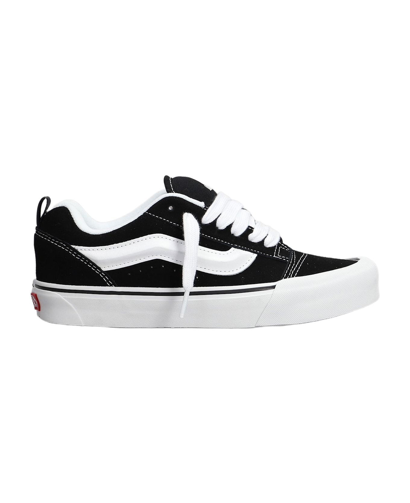 Vans Knu Skool Sneakers In Black Suede - black